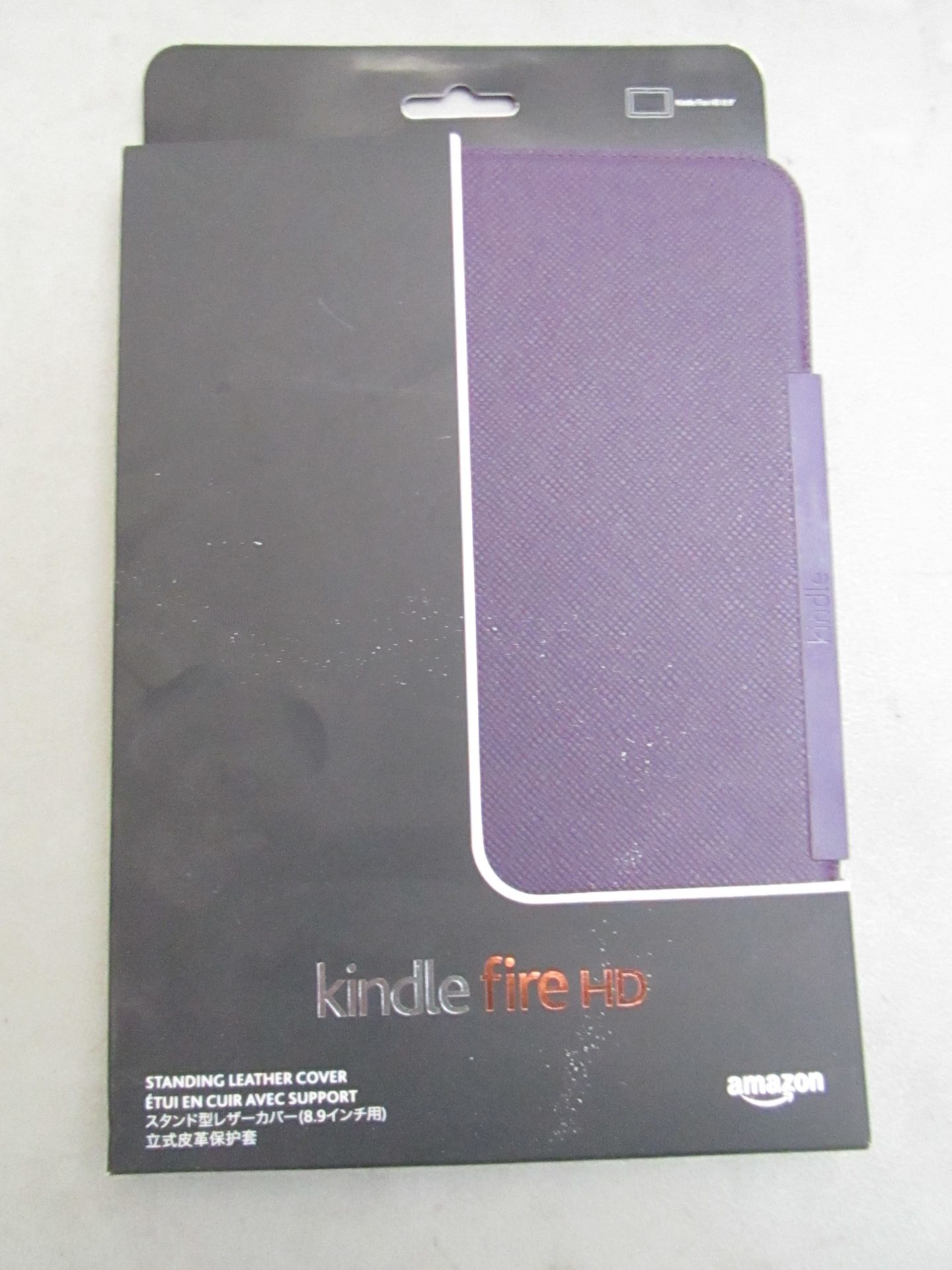 10x Kindle Fire HD Staning Leather Covers, new in packaging