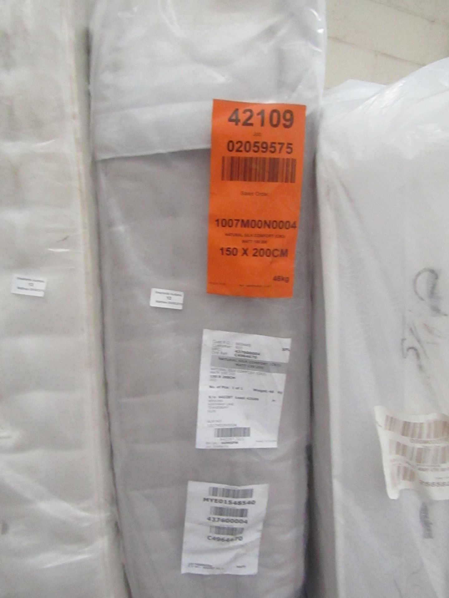 Natural Silk Comfort backcare Kingsize Mattress, RRP œ859
