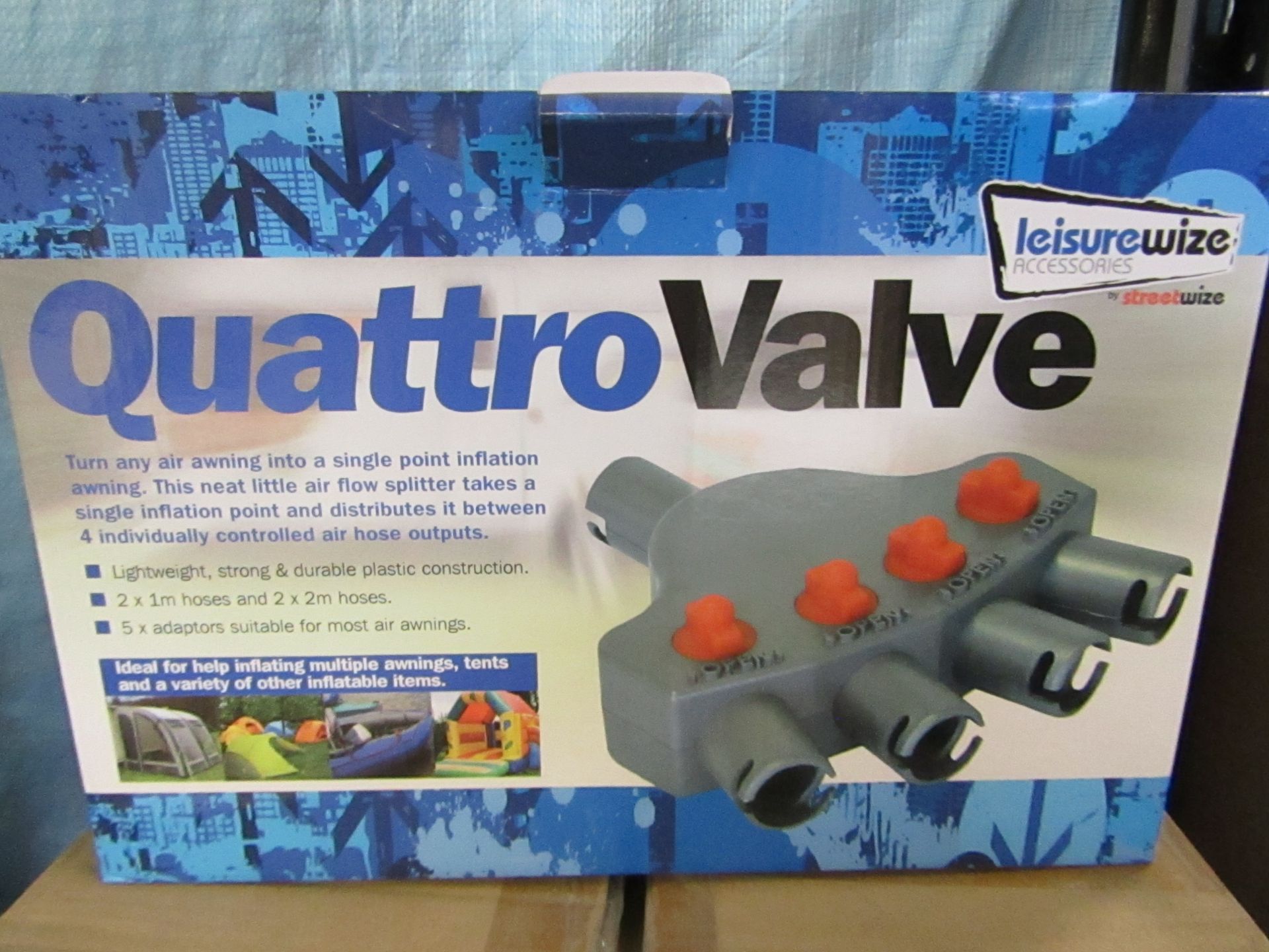 Leisurewize quattro valve, new and boxed.