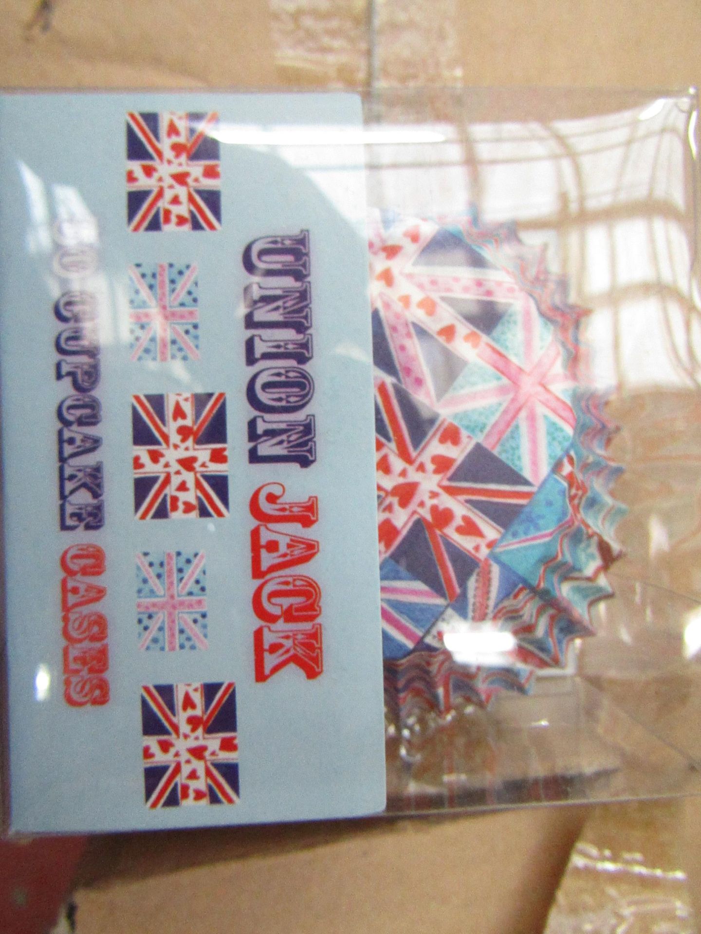 6 x boxes of 6 packs per box of 50 per pack Union Jack Cup Cases new & packaged