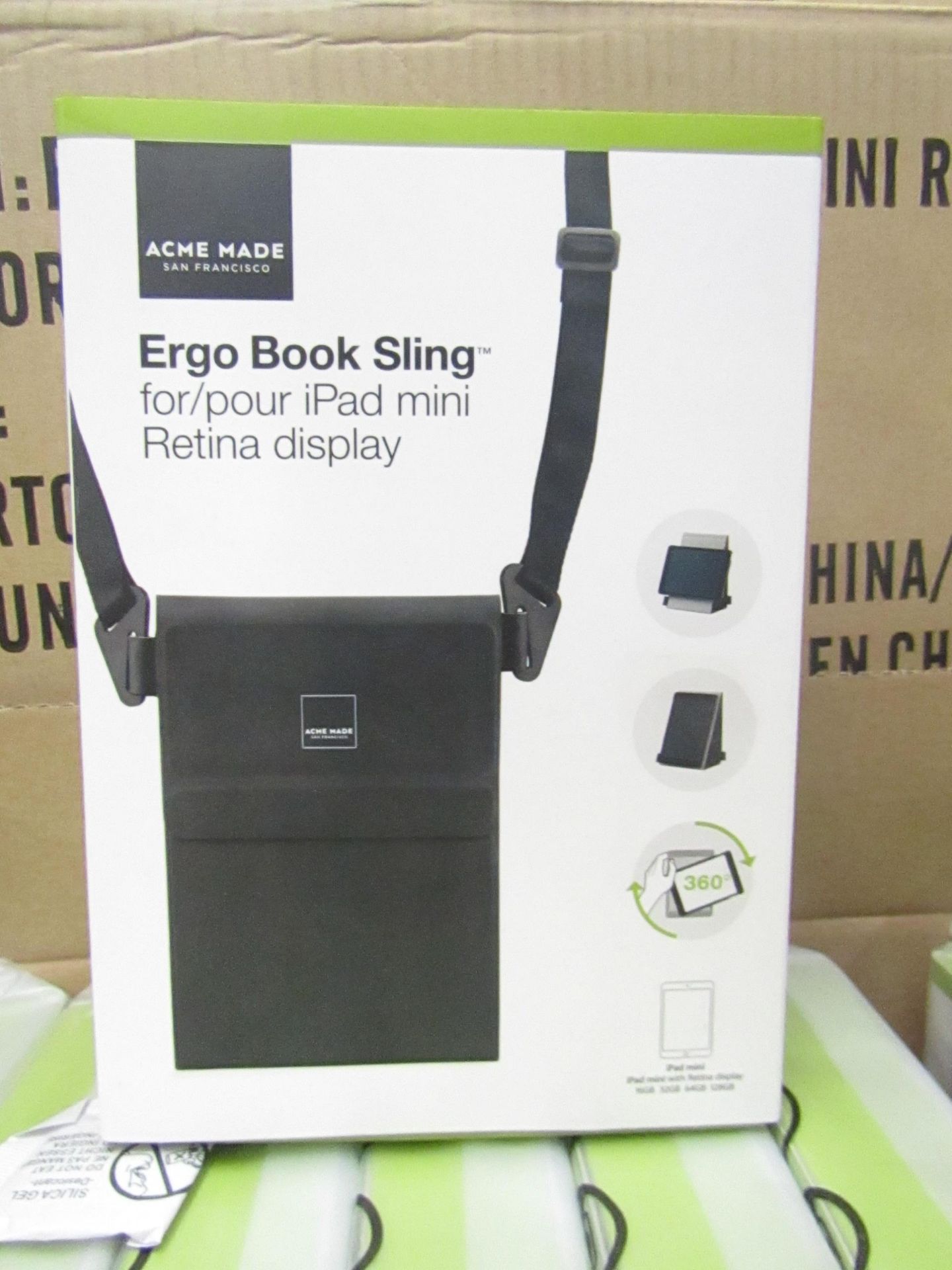 10 x Acme Made Ergo Book Sling Cases for iPad Mini, new