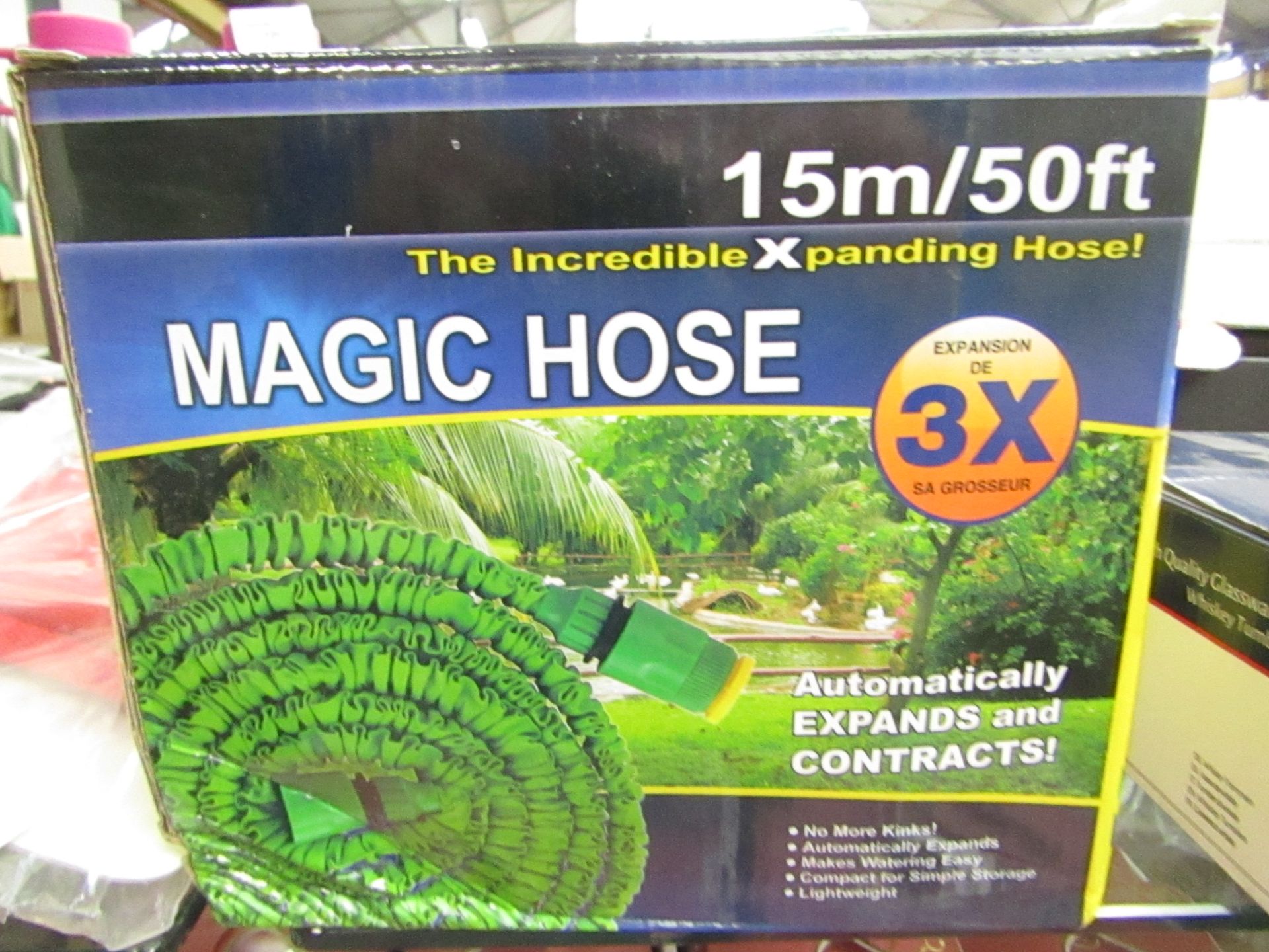 The Incredible Xpanding Hose 50ft new & boxed