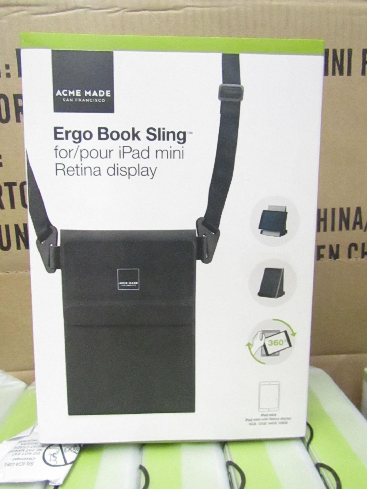 10 x Acme Made Ergo Book Sling Cases for iPad Mini, new