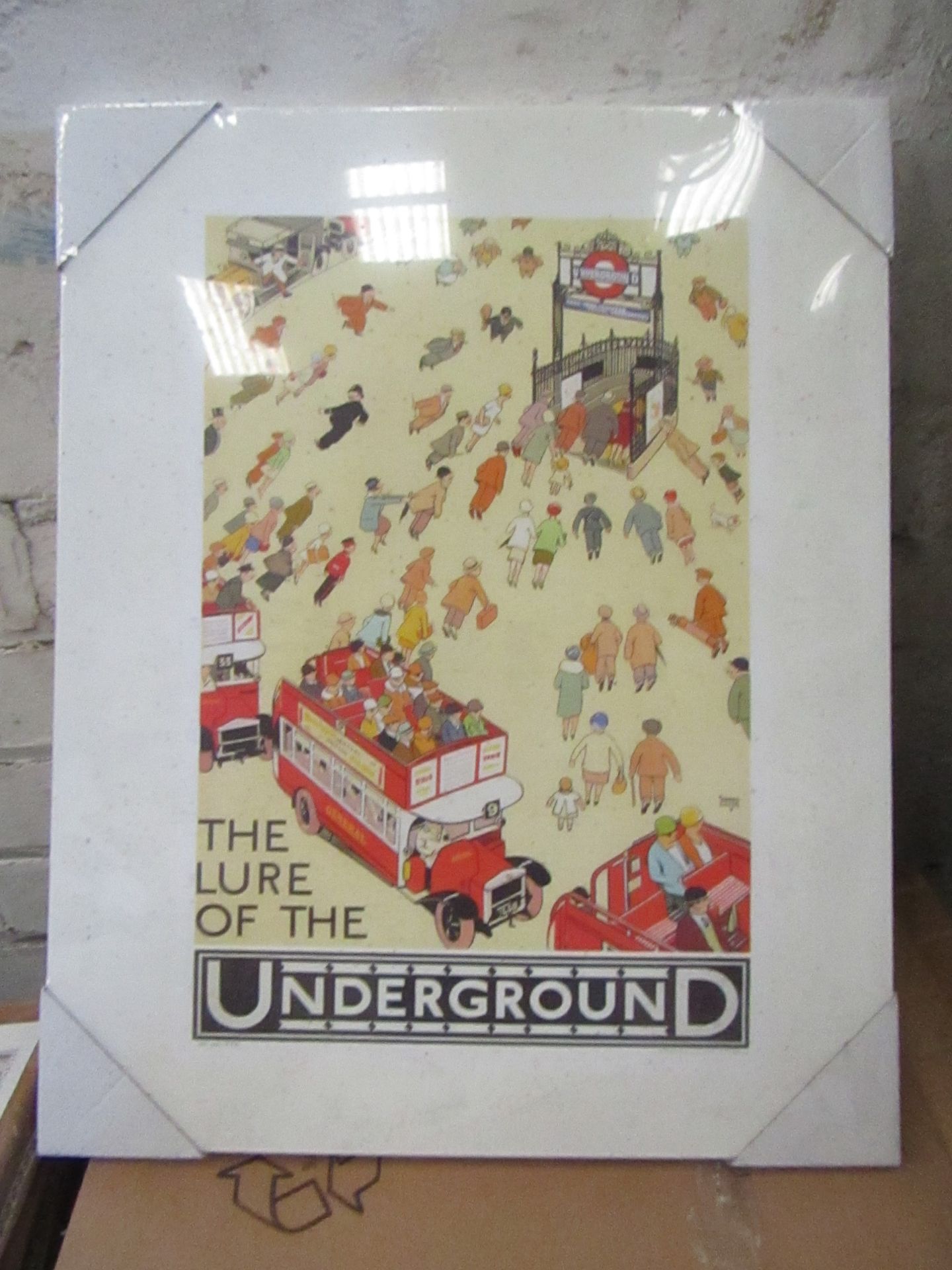 1 x box of 6 "Lure Of The Underground" Canvas size 50cm x 40cm new & packaged