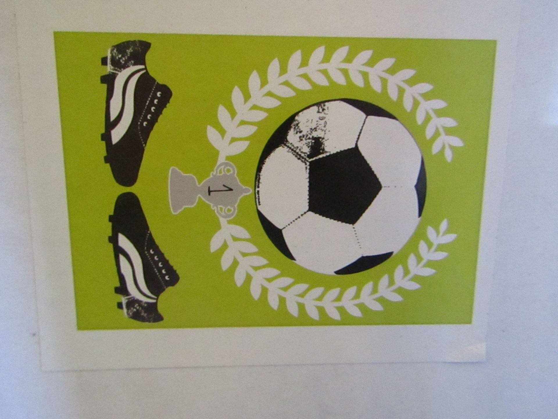 10 x "Football" Framed Print by Arthouse size 40cm x 30cm new & packaged