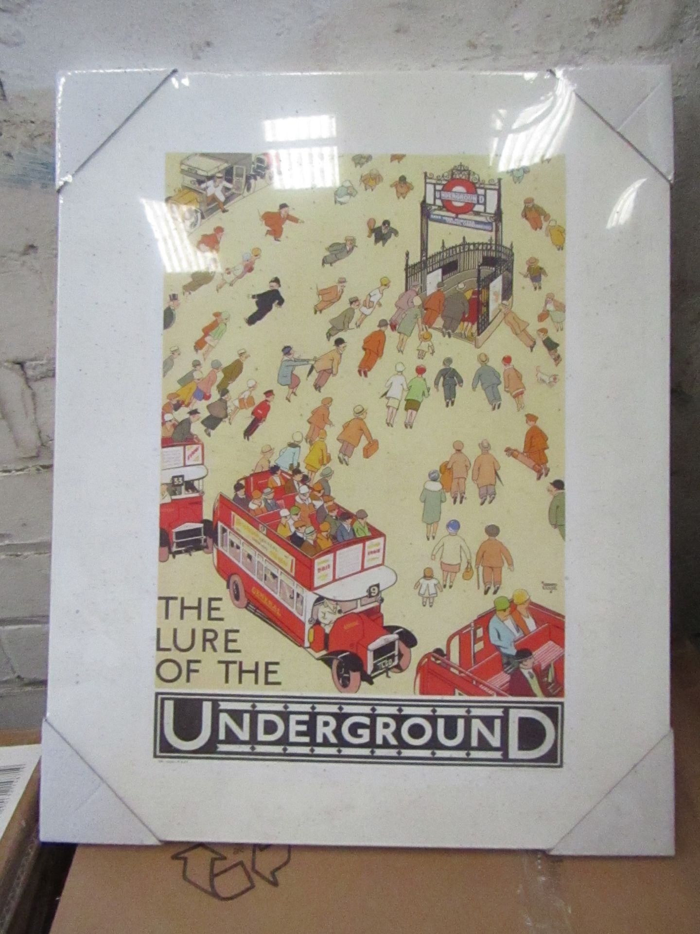 1 x box of 6 "Lure Of The Underground" Canvas size 50cm x 40cm new & packaged