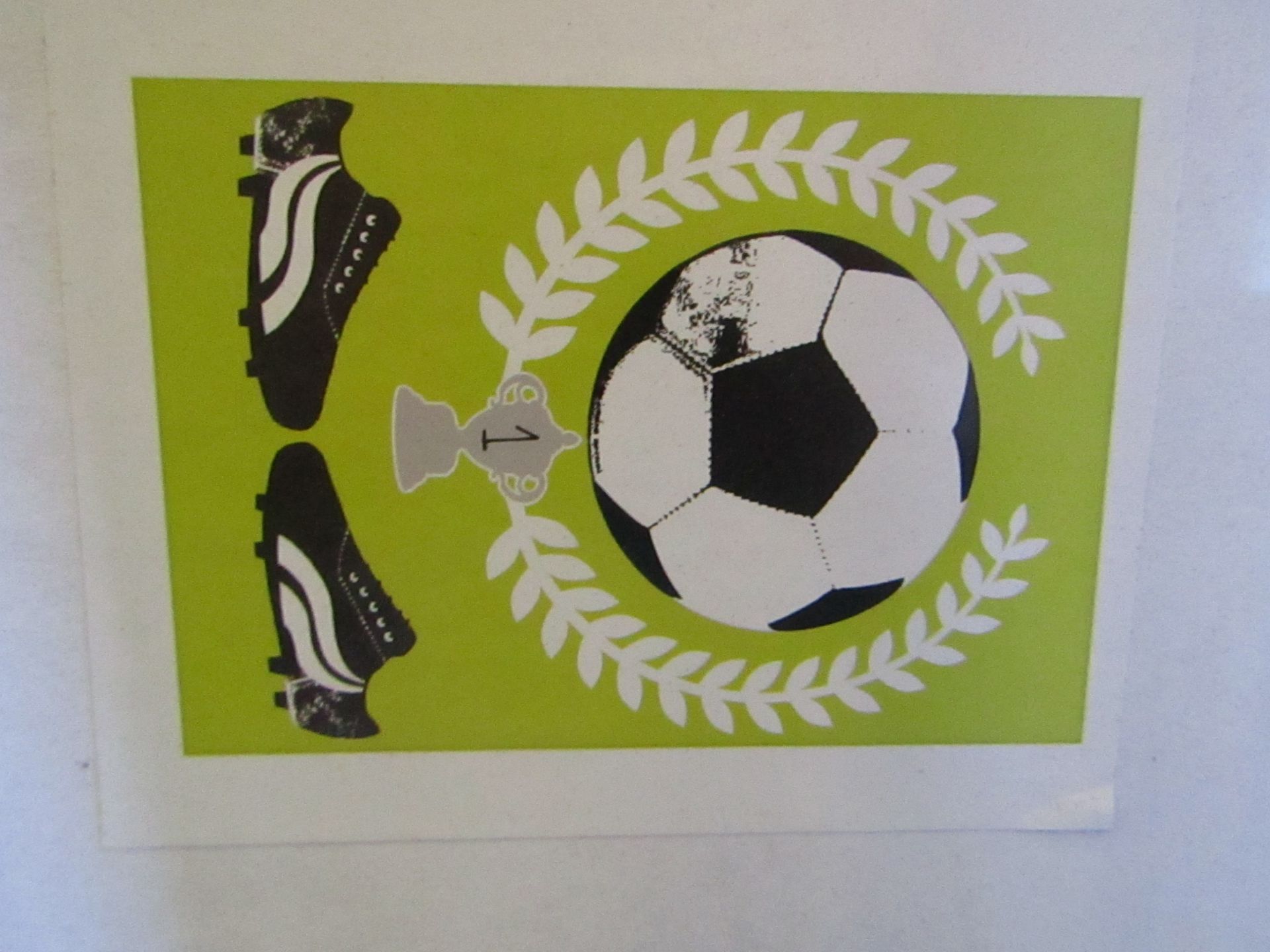 10 x "Football" Framed Print by Arthouse size 40cm x 30cm new & packaged