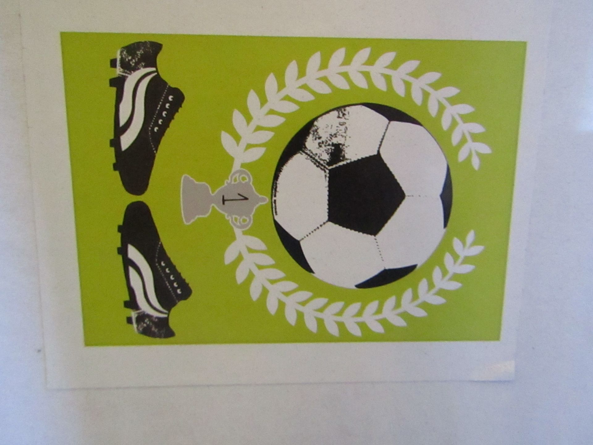 10 x "Football" Framed Print by Arthouse size 40cm x 30cm new & packaged