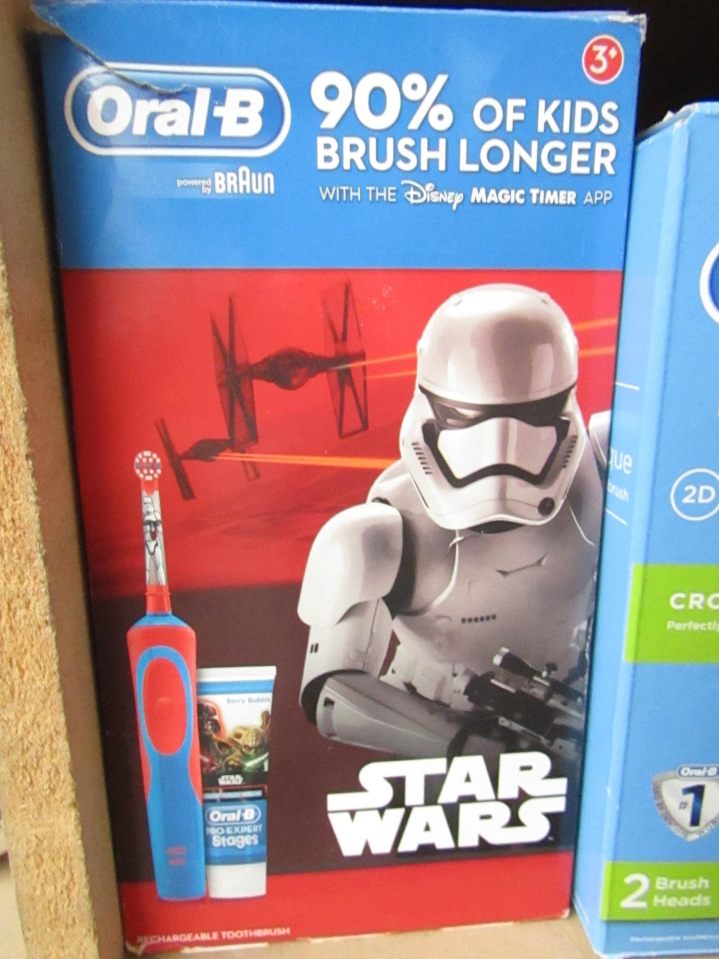 Oral-B Star Wars electric toothbrush, untested.