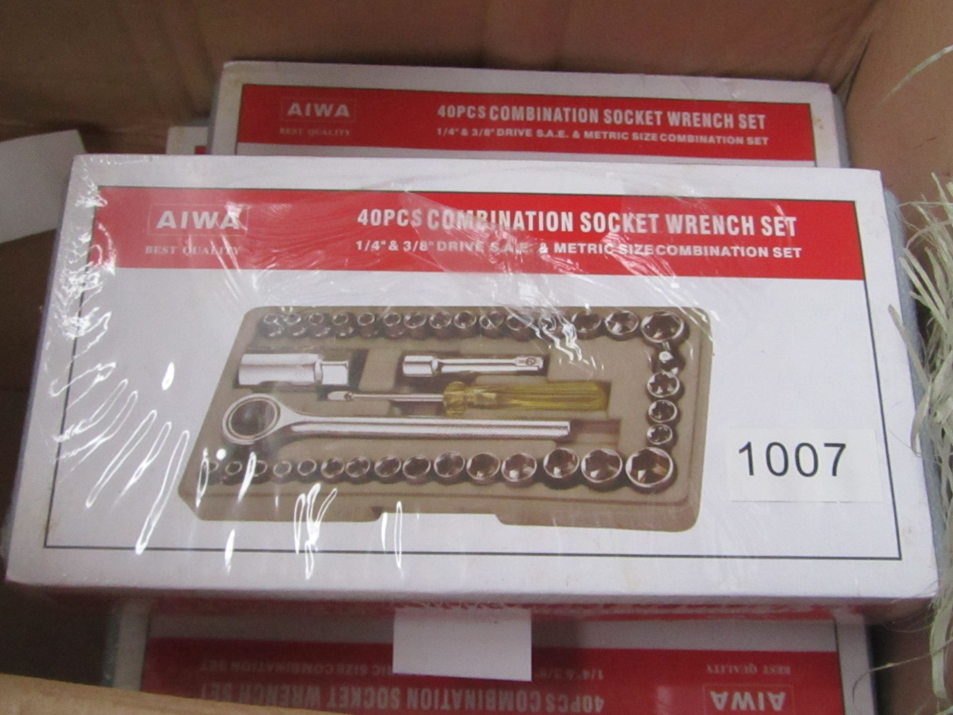 Aiwa, 40pcs combination socket wrench set, boxed and new