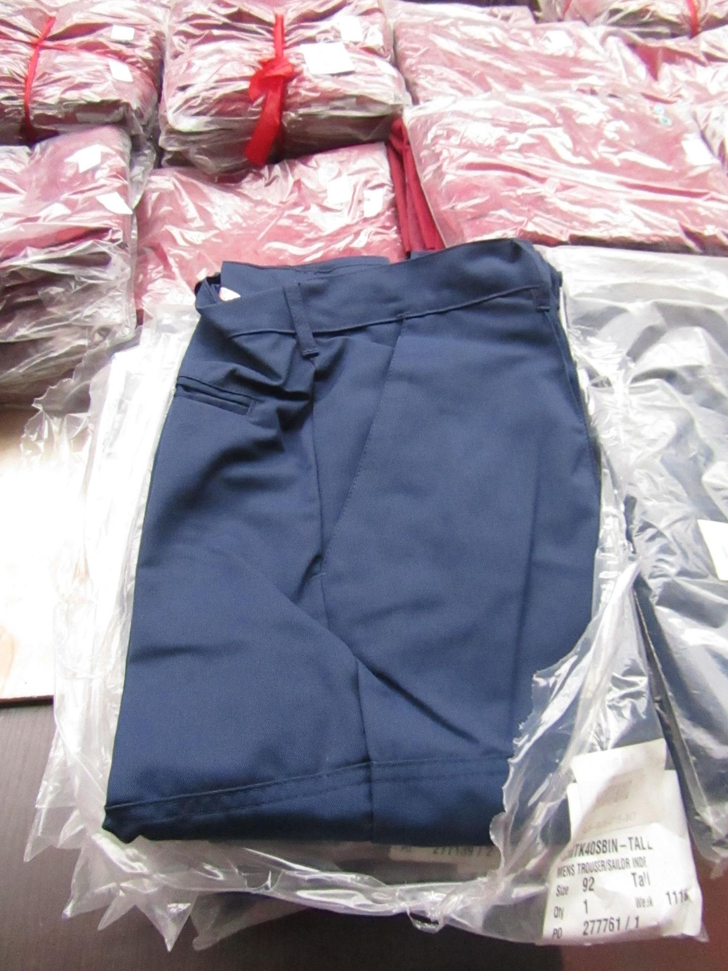5 x Refuse trousers in navy,size 32R,new in packaging