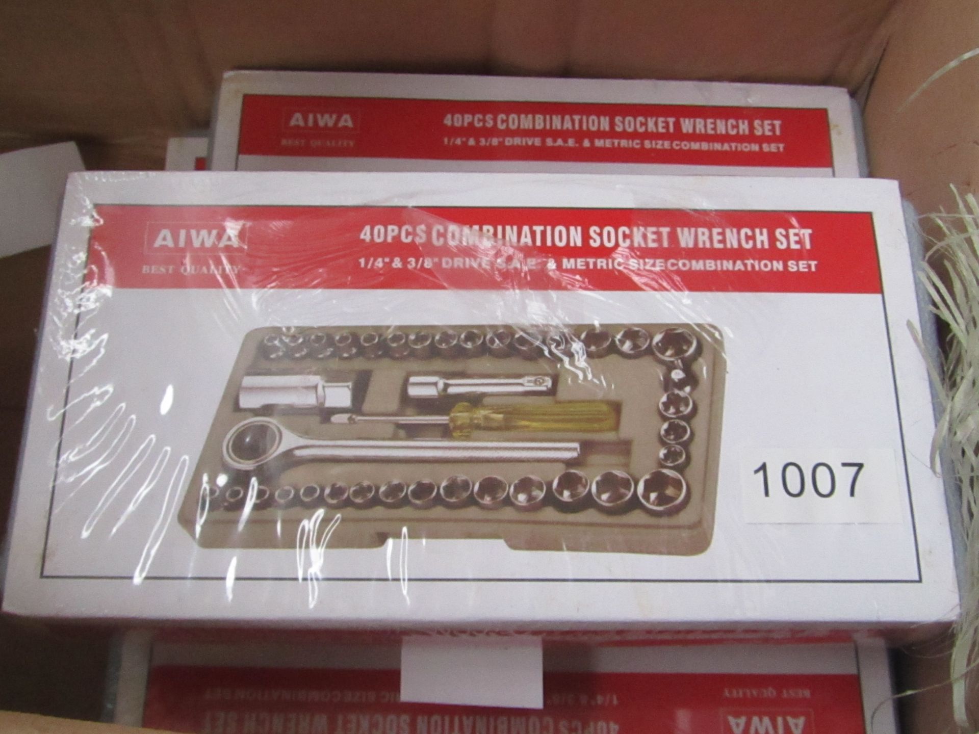 Aiwa, 40pcs combination socket wrench set, boxed and new