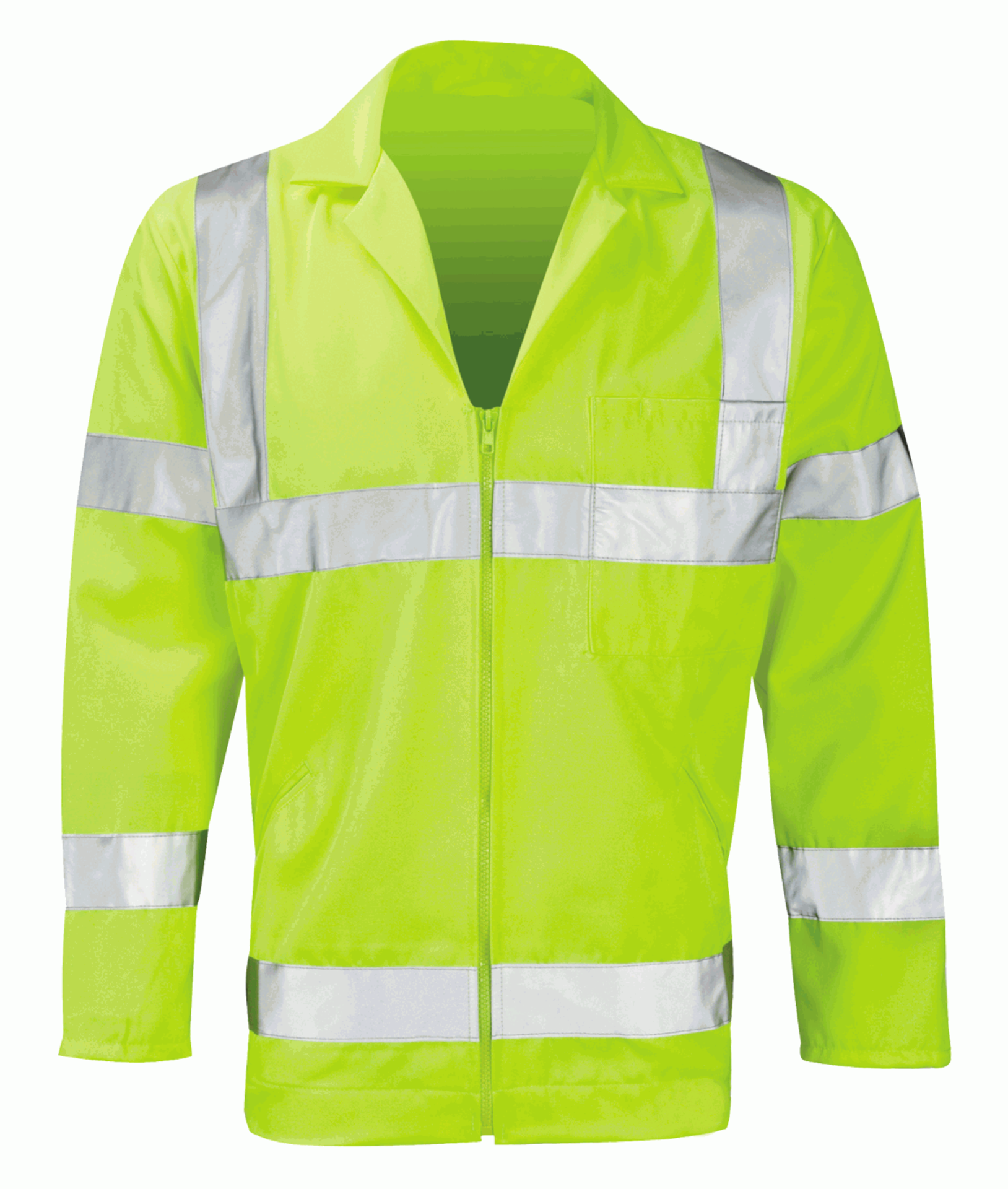 Hercules Durable Workwear high vis jacket, size M, new and packaged.