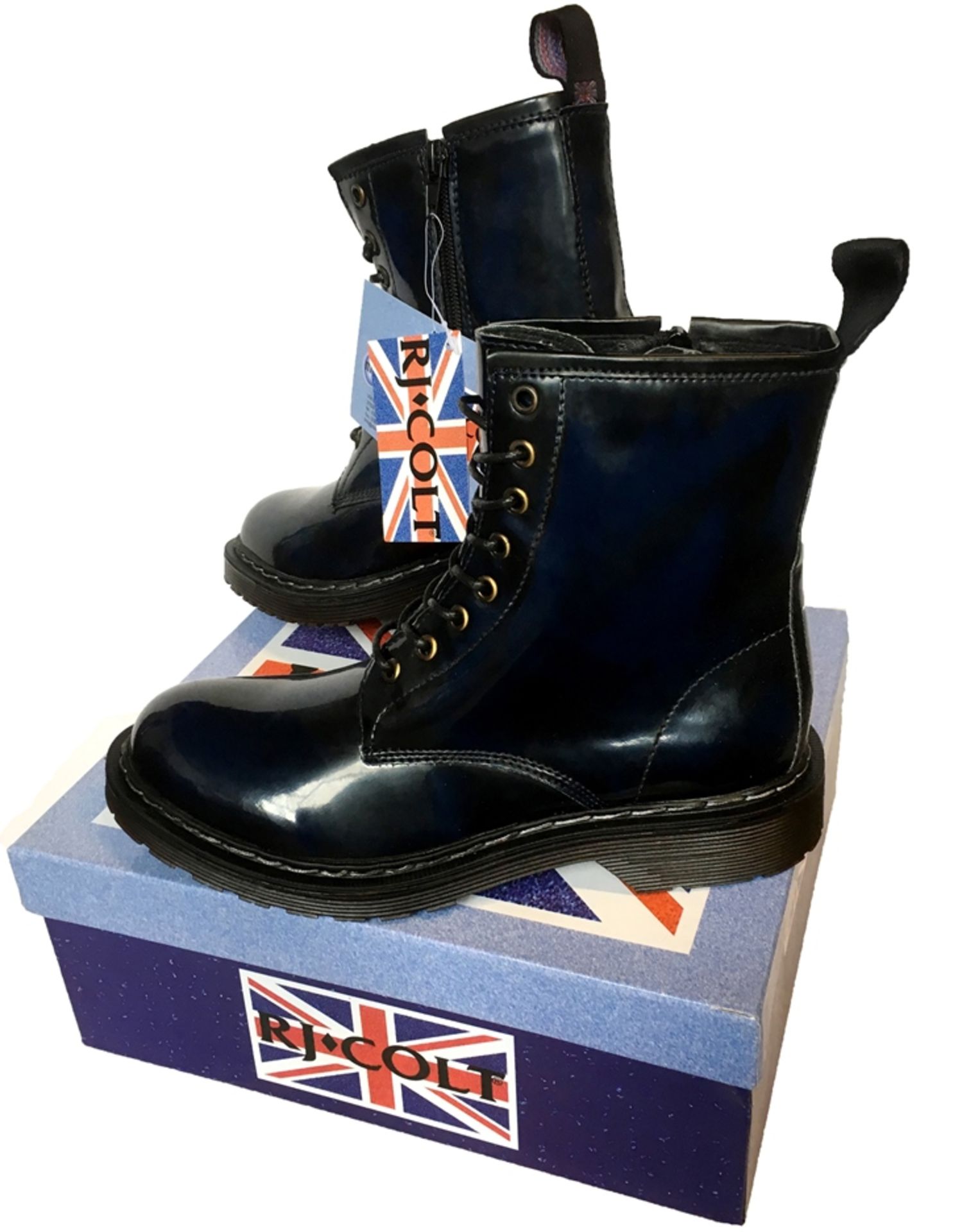 5 UK Size Ankle RJ Colt Lace-up Blue Colour Shoes (EU 38)