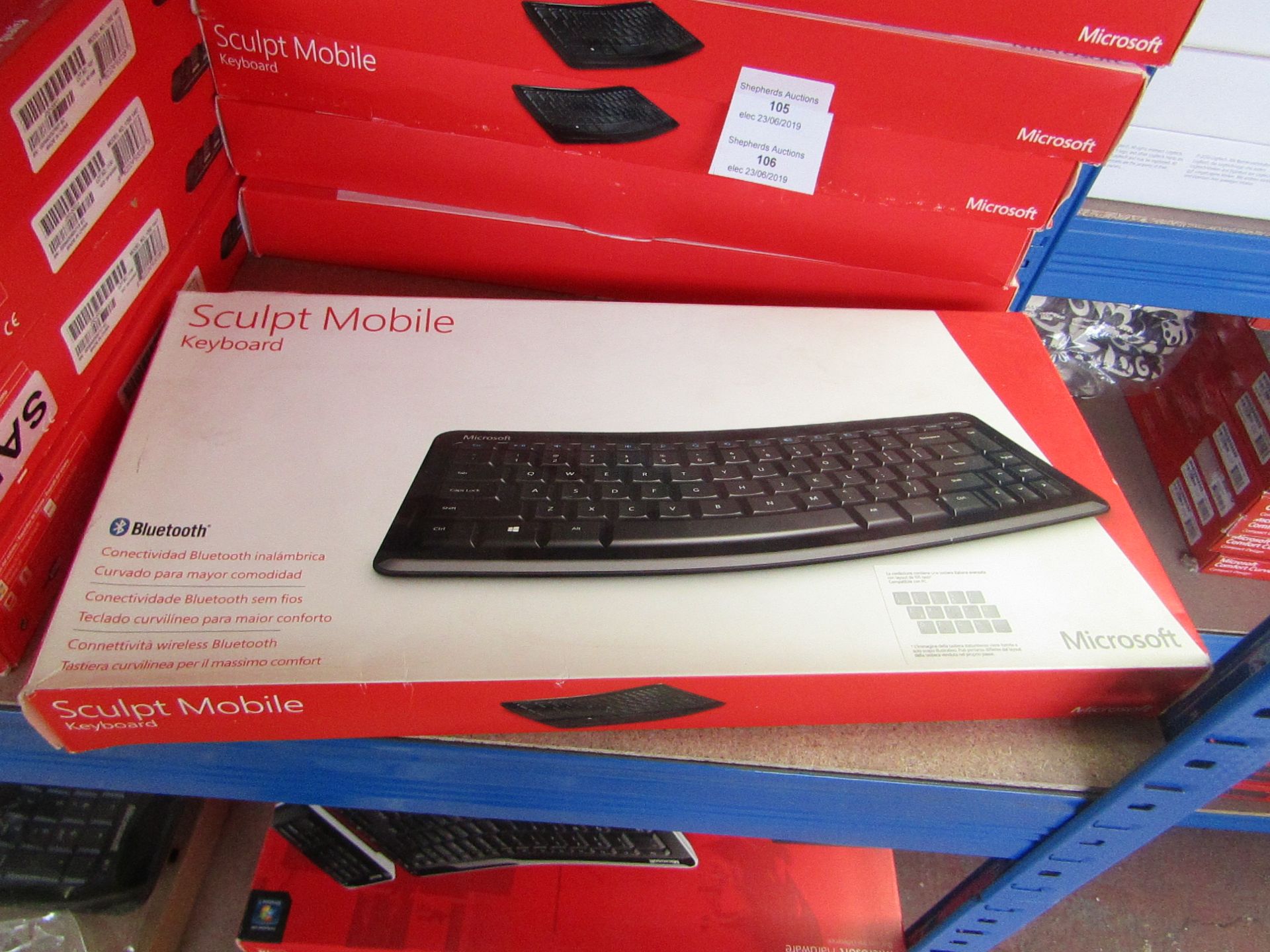 Microsoft Sculpt mobile keyboard, tested working and boxed