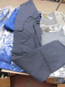 2 pairs of navy work trousers,new in packaging,size 30L