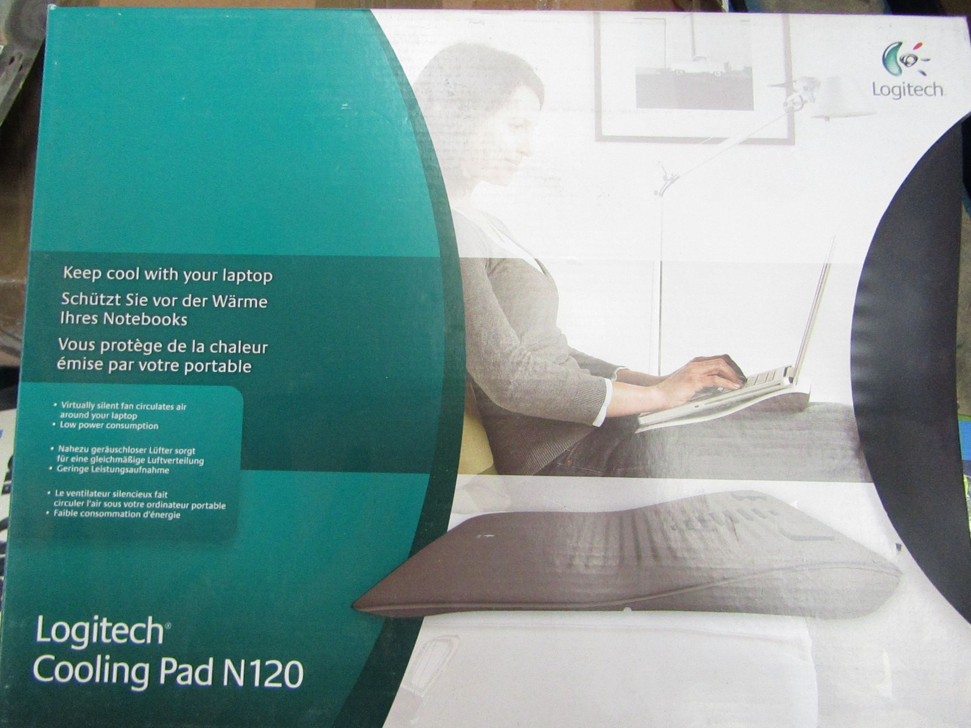 Logitech, Cooling pad N120, Boxed and tested working