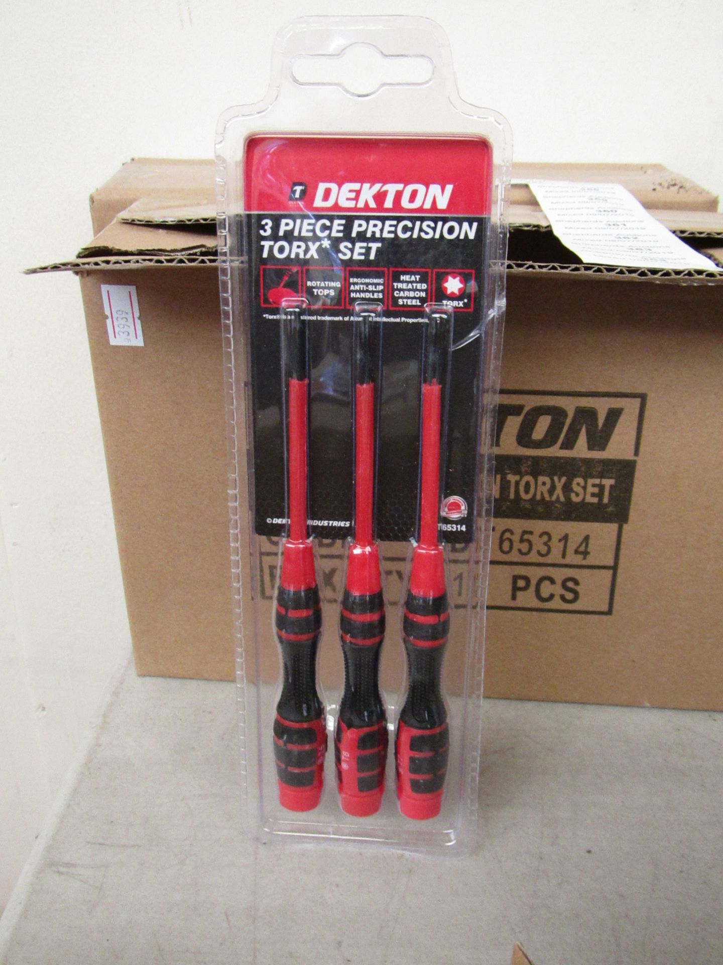 Dekton 3 piece precision torx set, new and boxed