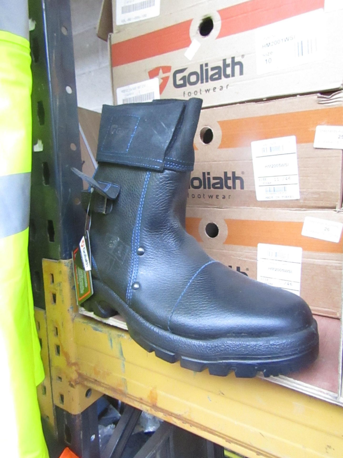 Goliath Foundry Steel Toe Cap Ankle Boot new features include oil resistant, heat resistant, slip