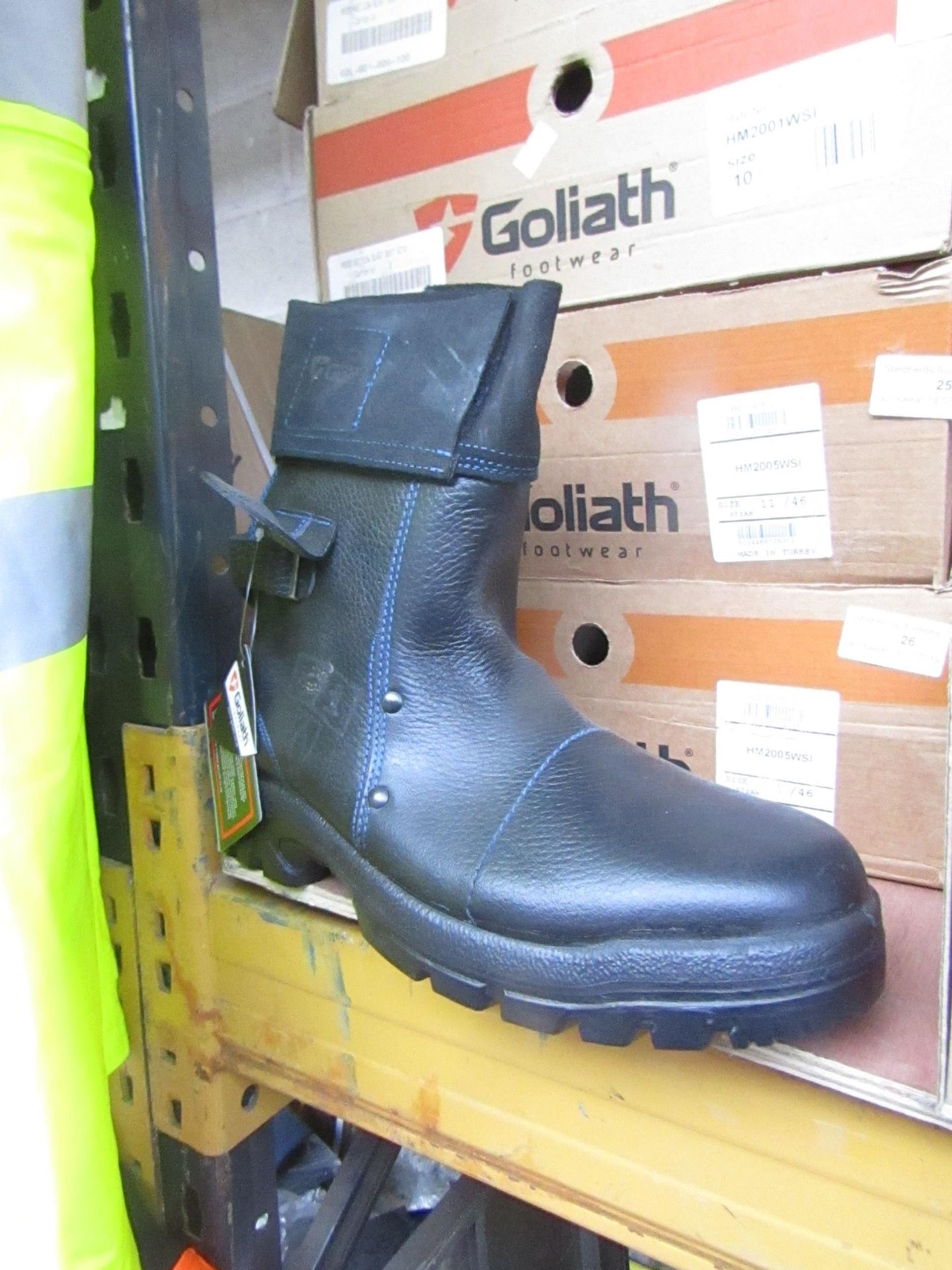 Goliath Foundry Steel Toe Cap Ankle Boot new features include oil resistant, heat resistant, slip