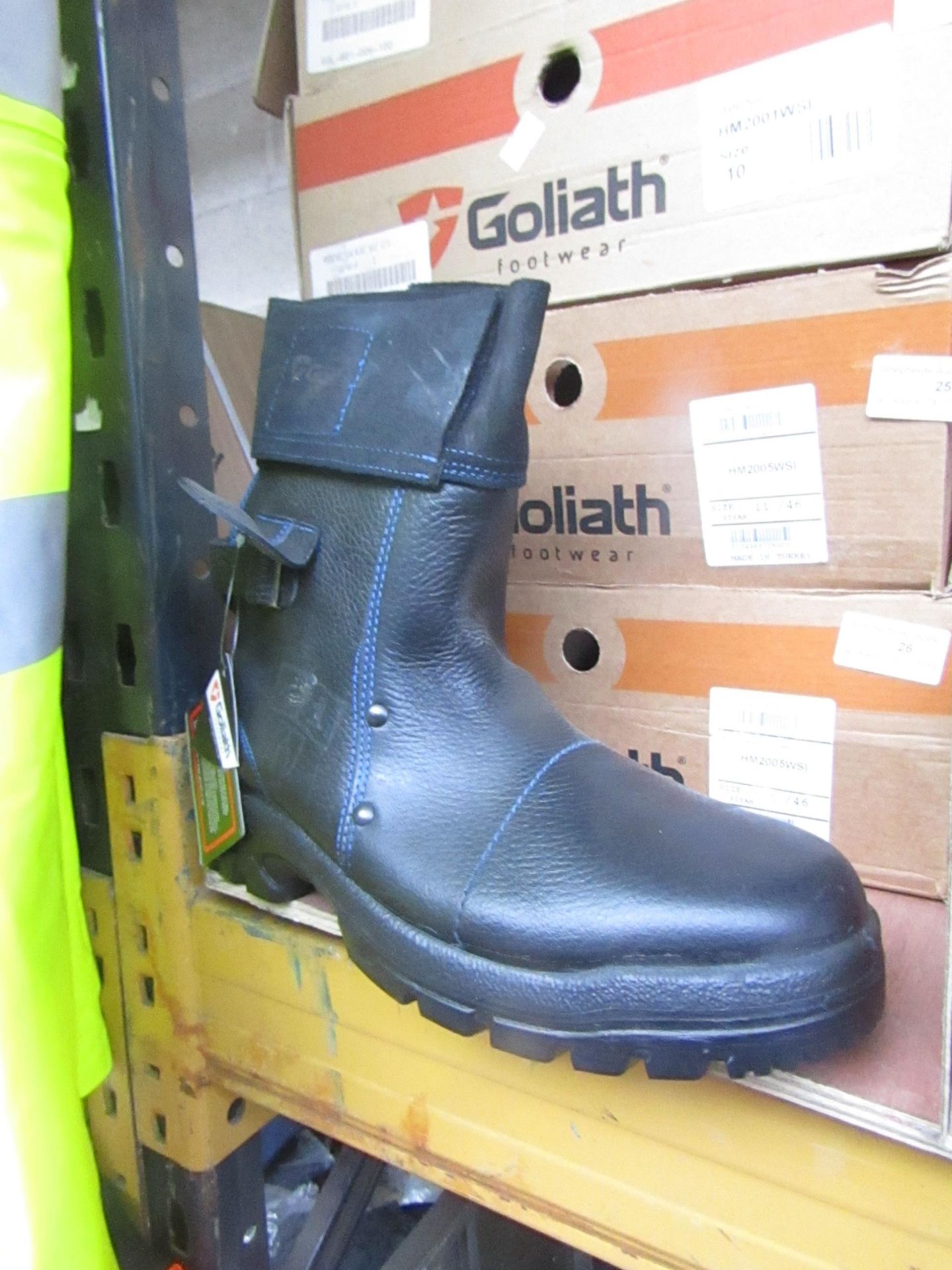 Goliath Foundry Steel Toe Cap Ankle Boot new features include oil resistant, heat resistant, slip