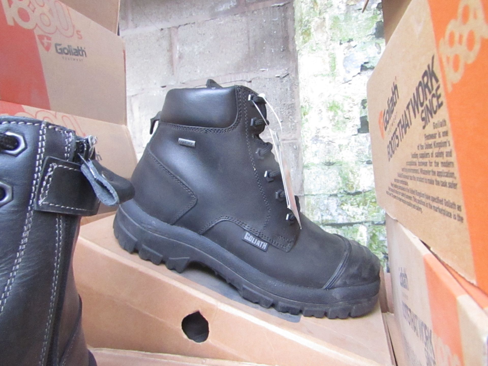 Goliath Centauras Goretex Black Steel Toe Cap Safety Ankle Boot new, Size 6 RRP £69.99