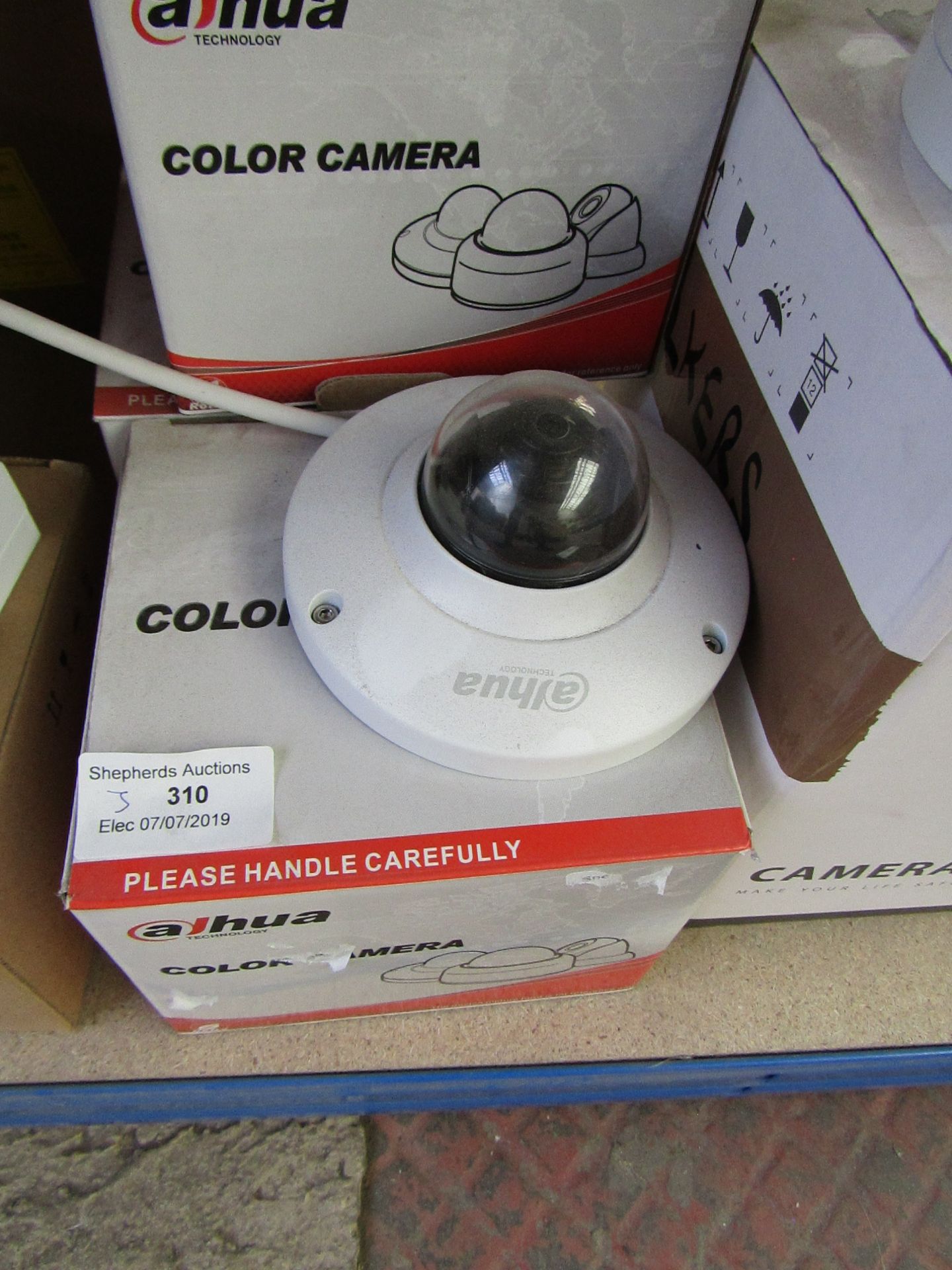 3x Alhua colour Anti Vandal CCTV cameras, boxed
