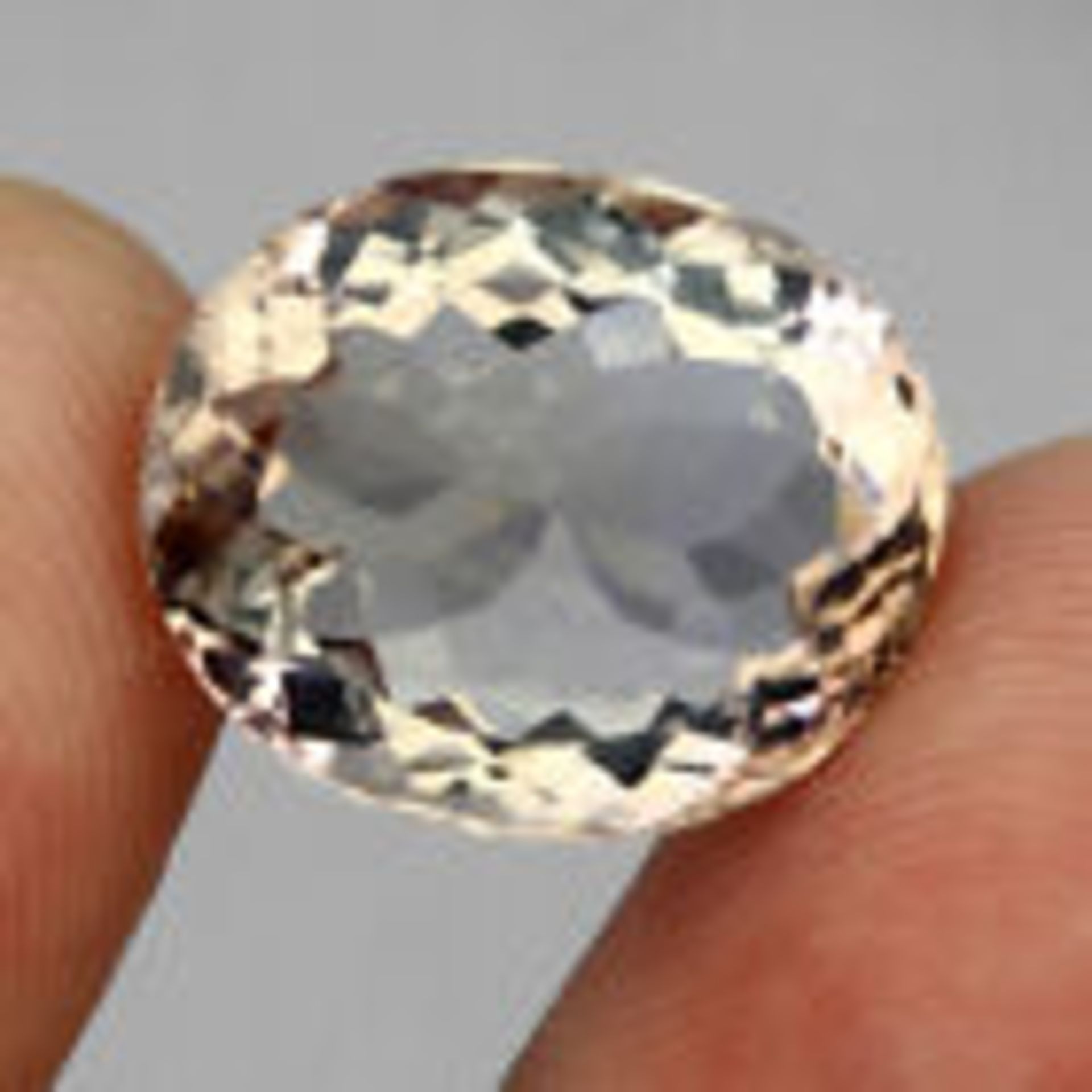 Amertrine 12.34 Vvs Clean 12.34ct. Oval Cut 100%ÿNatural Top Bi Colour Purple Yellow Ametrine