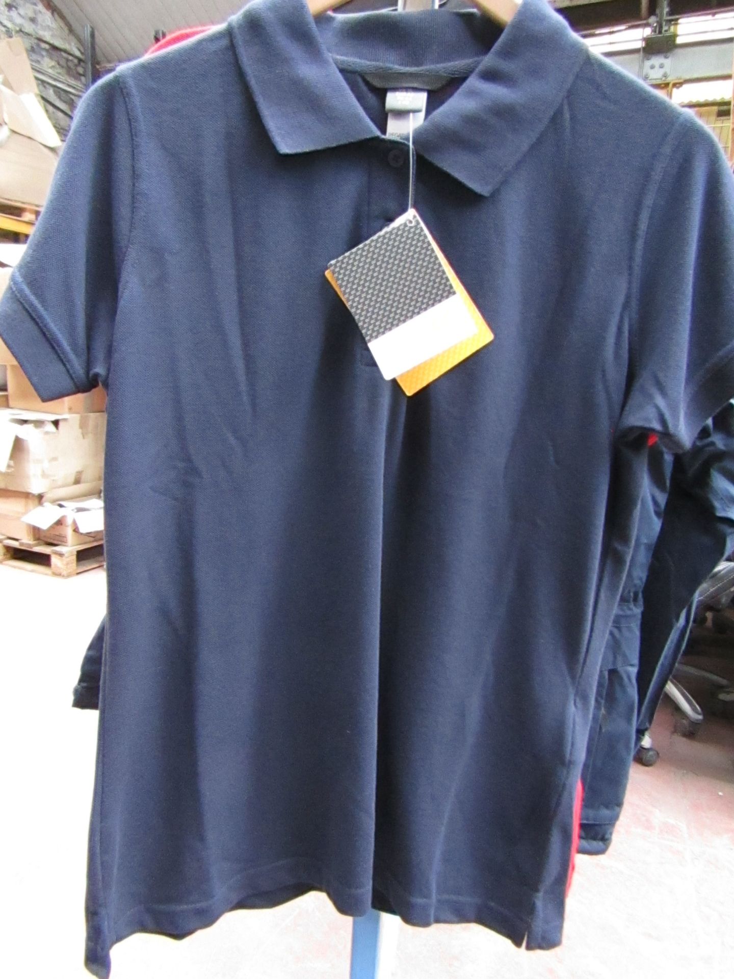 Ladies Regatta polo Shirt Navy size 16 new & Packaged