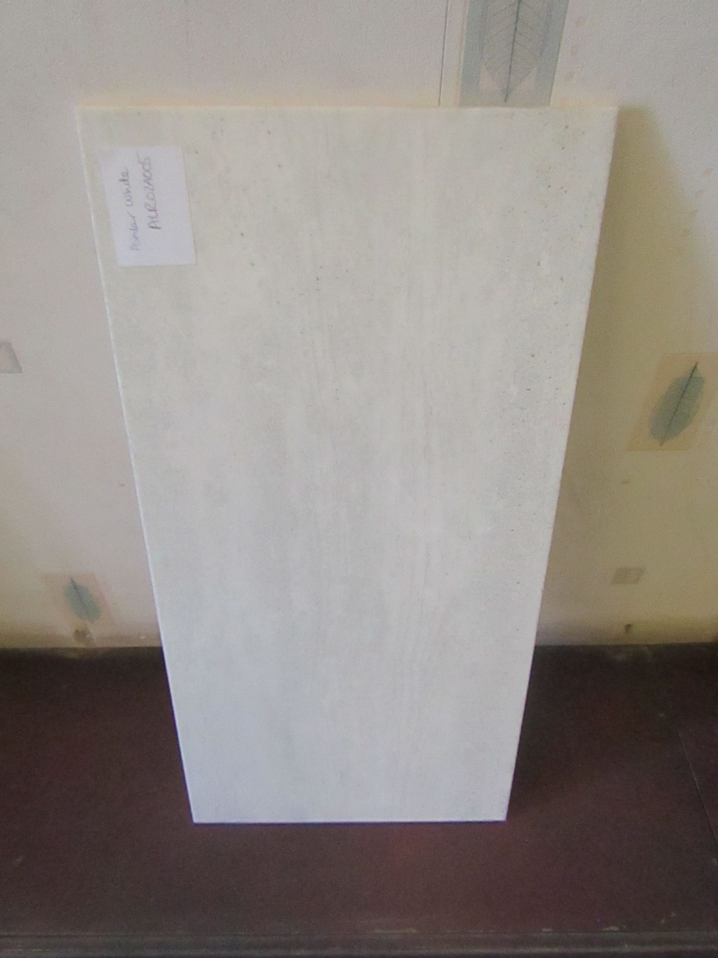 Pallet of 40x Packs of 5 Aslar White 300x600 wall and Floor Tiles By Johnsons, New, the pallet