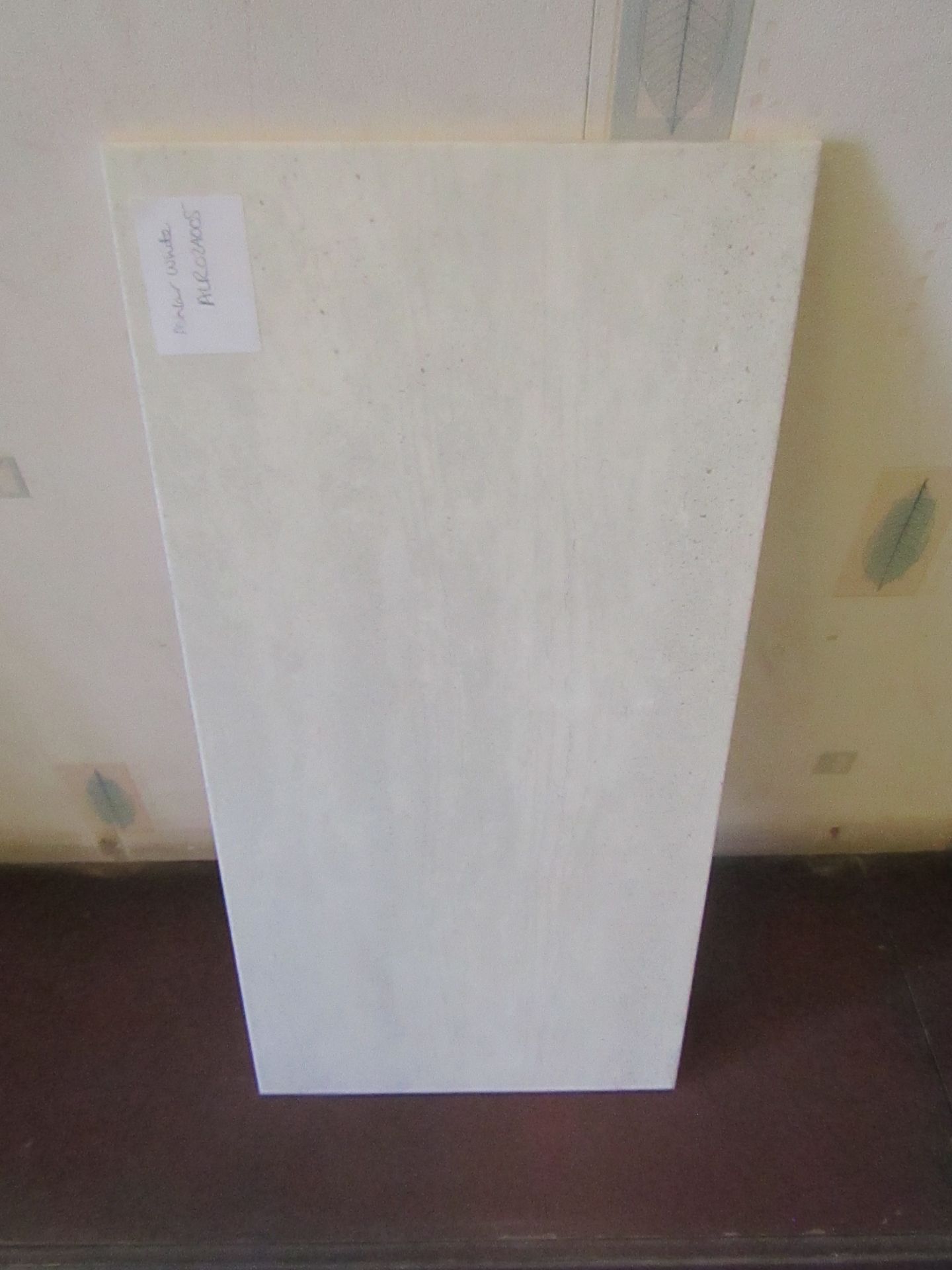 Pallet of 40x Packs of 5 Aslar White 300x600 wall and Floor Tiles By Johnsons, New, the pallet