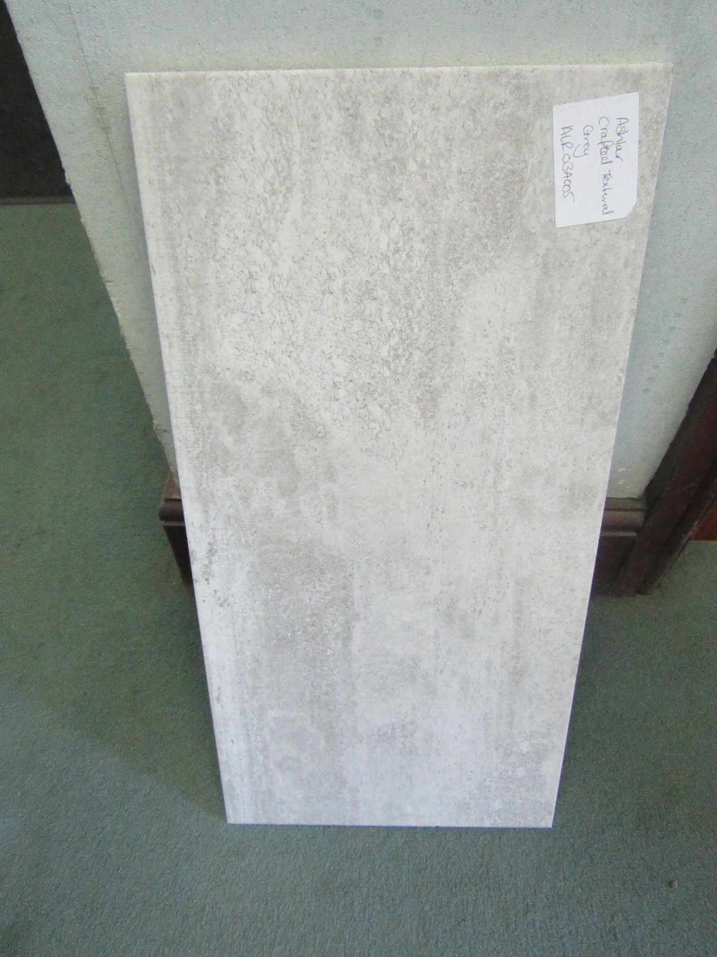 Pallet of 40x Packs of 5 Aslar Crafted Textured Grey 300x600 wall and Floor Tiles By Johnsons,