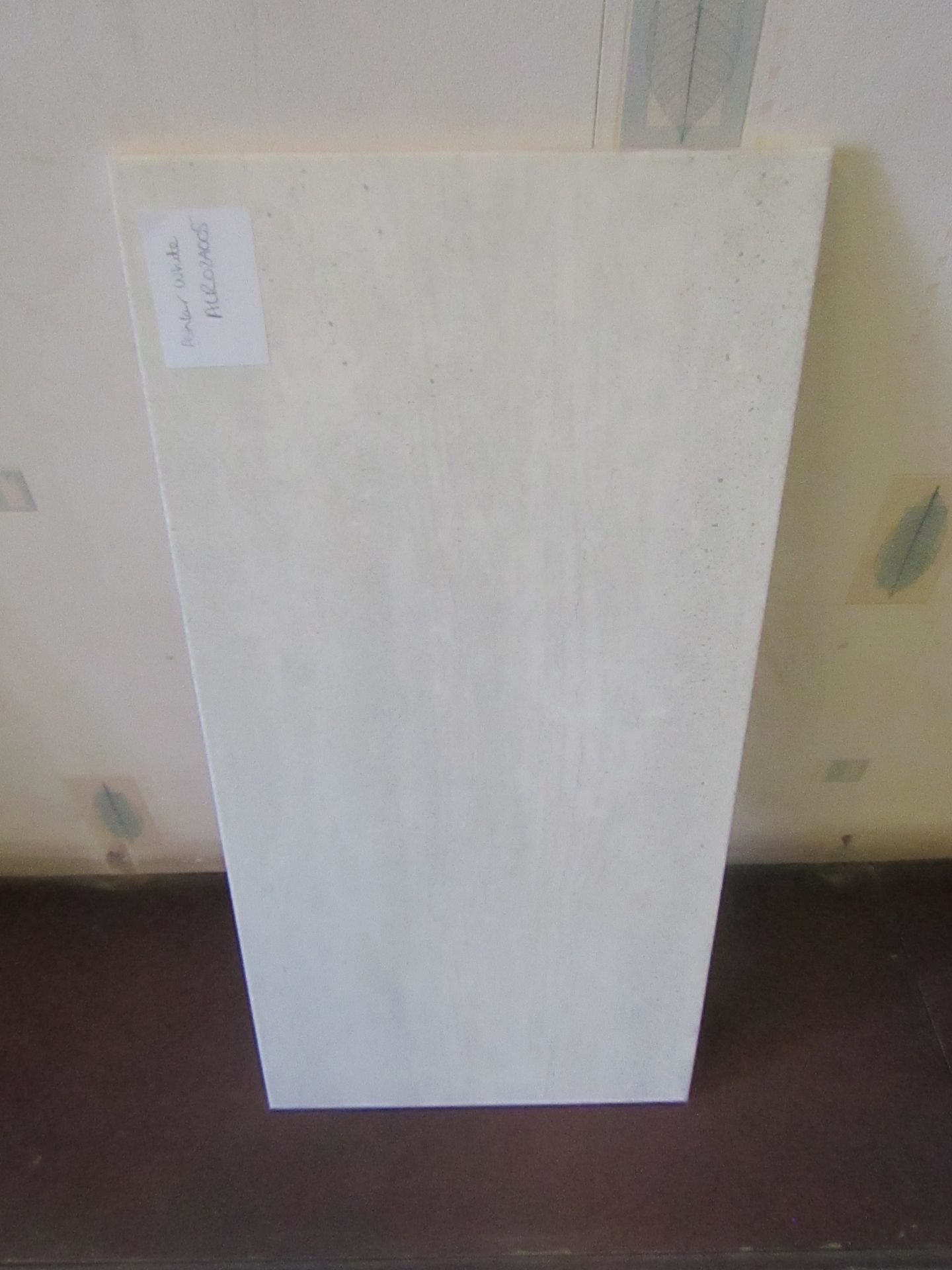 Pallet of 40x Packs of 5 Aslar White 300x600 wall and Floor Tiles By Johnsons, New, the pallet