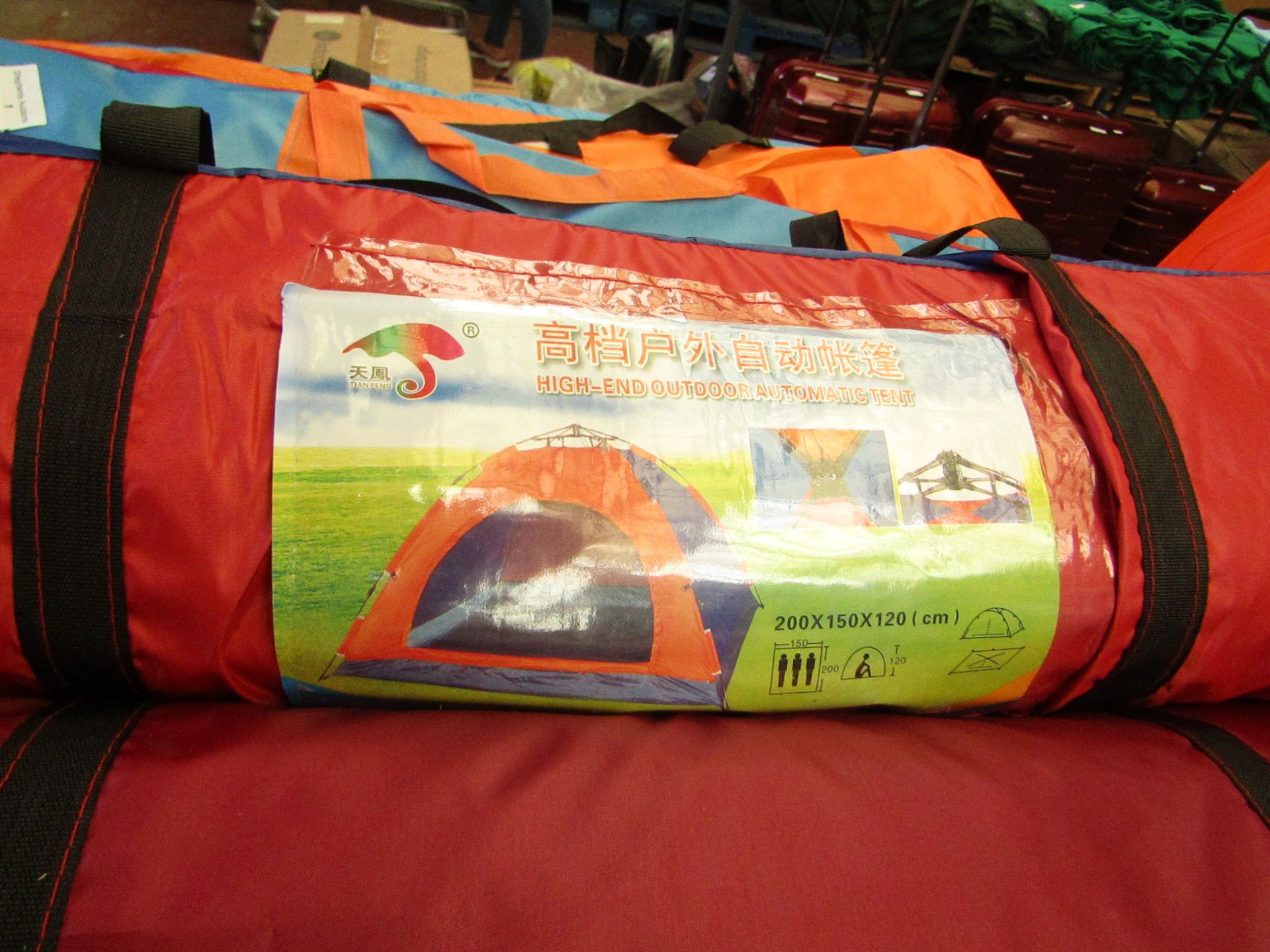 Pop Up 3man tent,200 x 150 x 120cm,new in carry bag