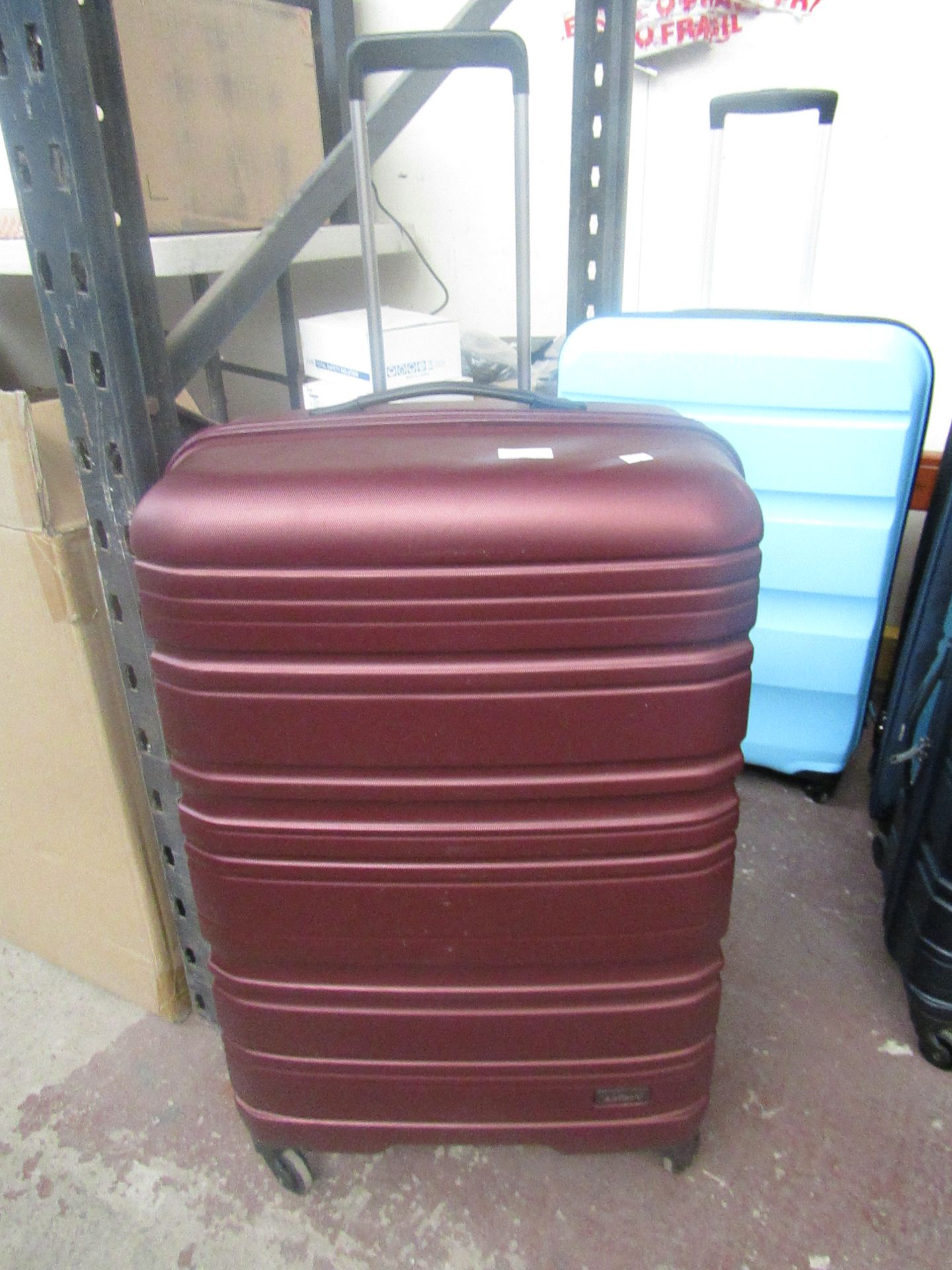 Antler, Red, Hard shell suitcase, large, unboxed and good condition