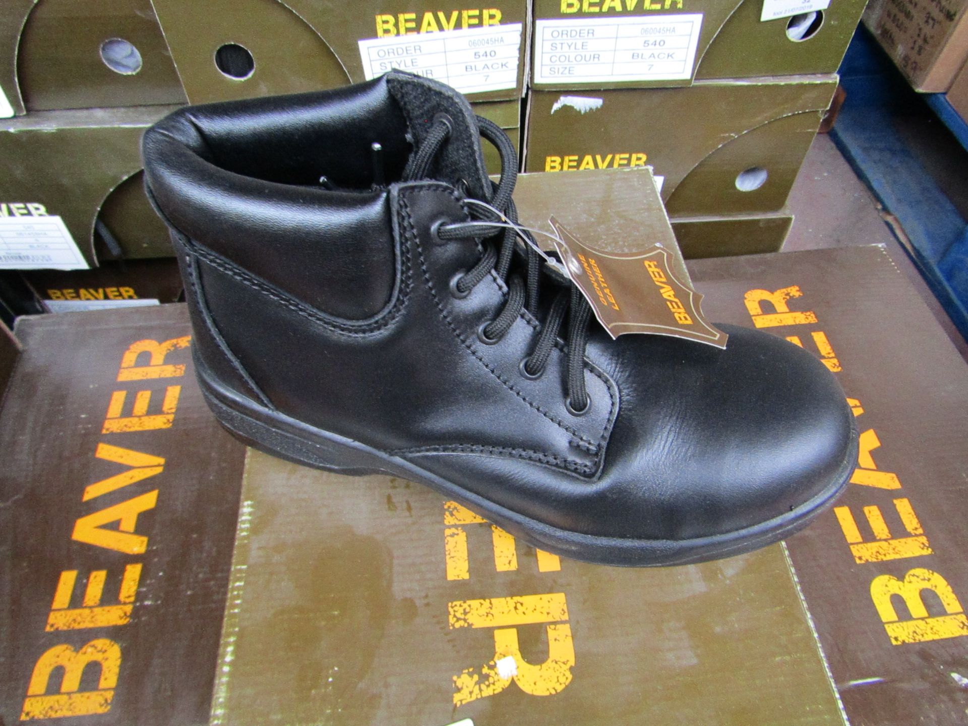 Beaver Steel Toe Cap safety Trainer Shoes, new size 3 RRP £23.99