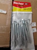 5x Packs of 10 coach screws 8 x 70, new and boxed.