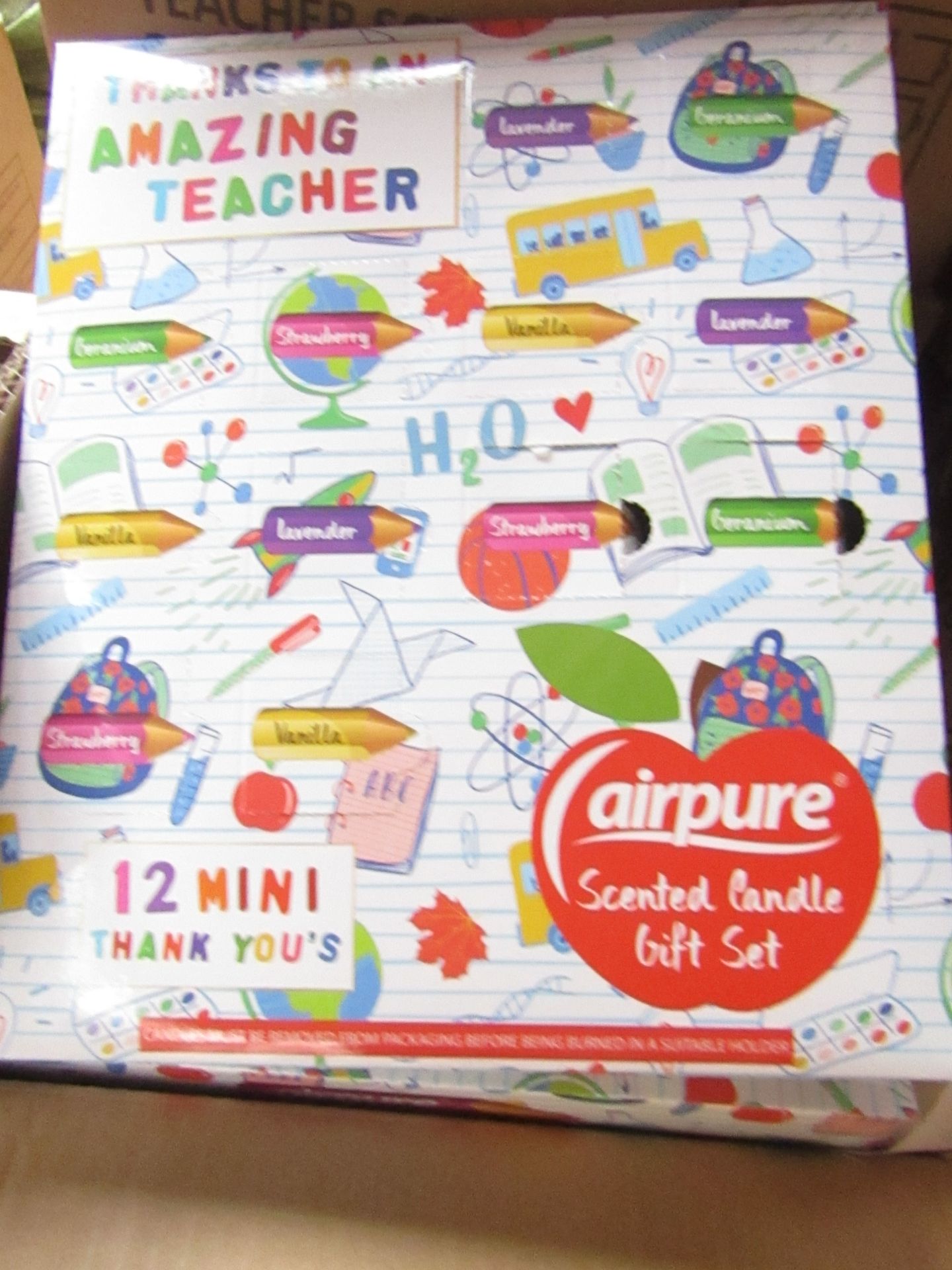 thanks to an amazing teacher airpure scented candle gift set, boxed