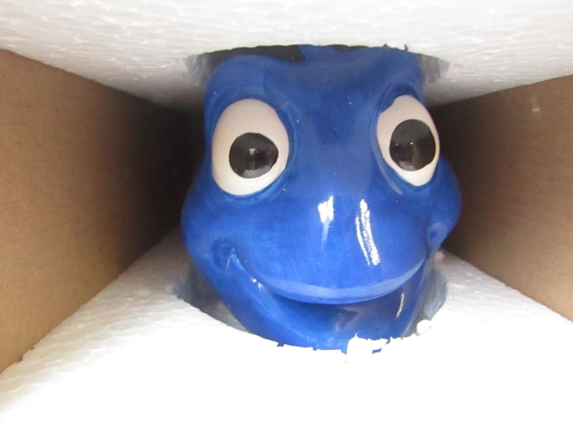 Royal blue tang ceramic ornament, boxed