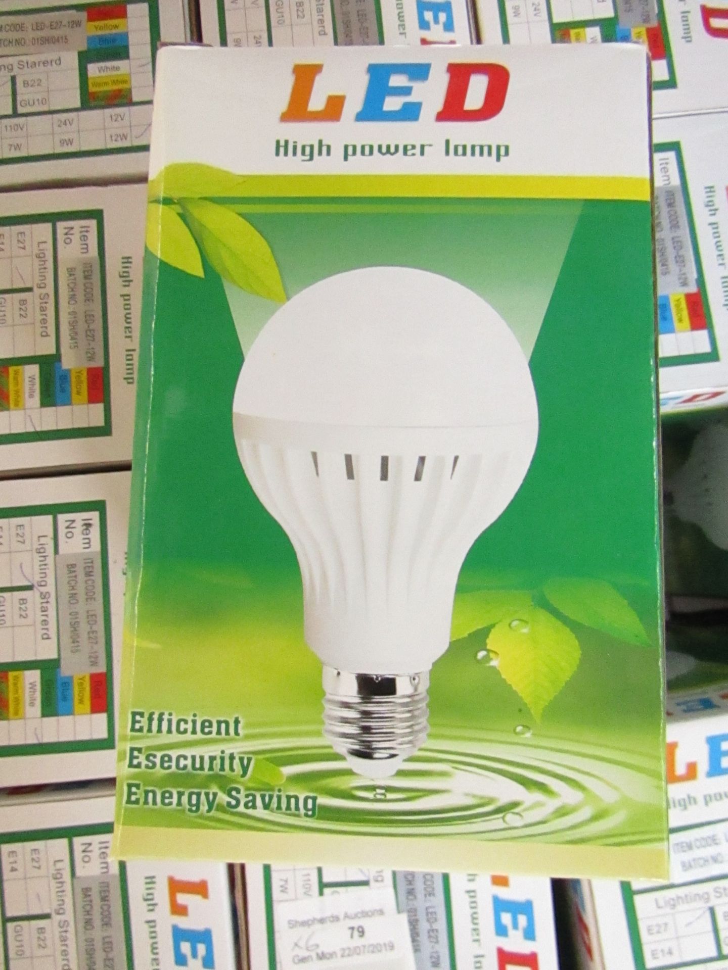 LED high power light bulb, boxed and new
