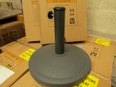 Garden Parasol Base 41cm Diameter new & packaged