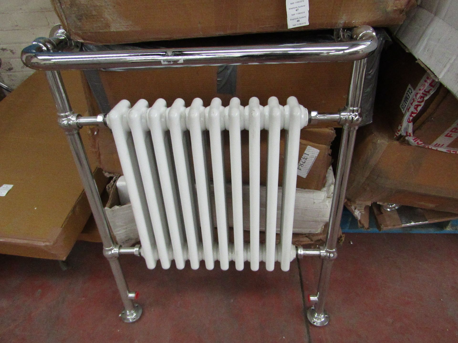 Old London 10 section wall mounted traditional radiator, 70 x 93 x 24, boxed, RRP circa œ450