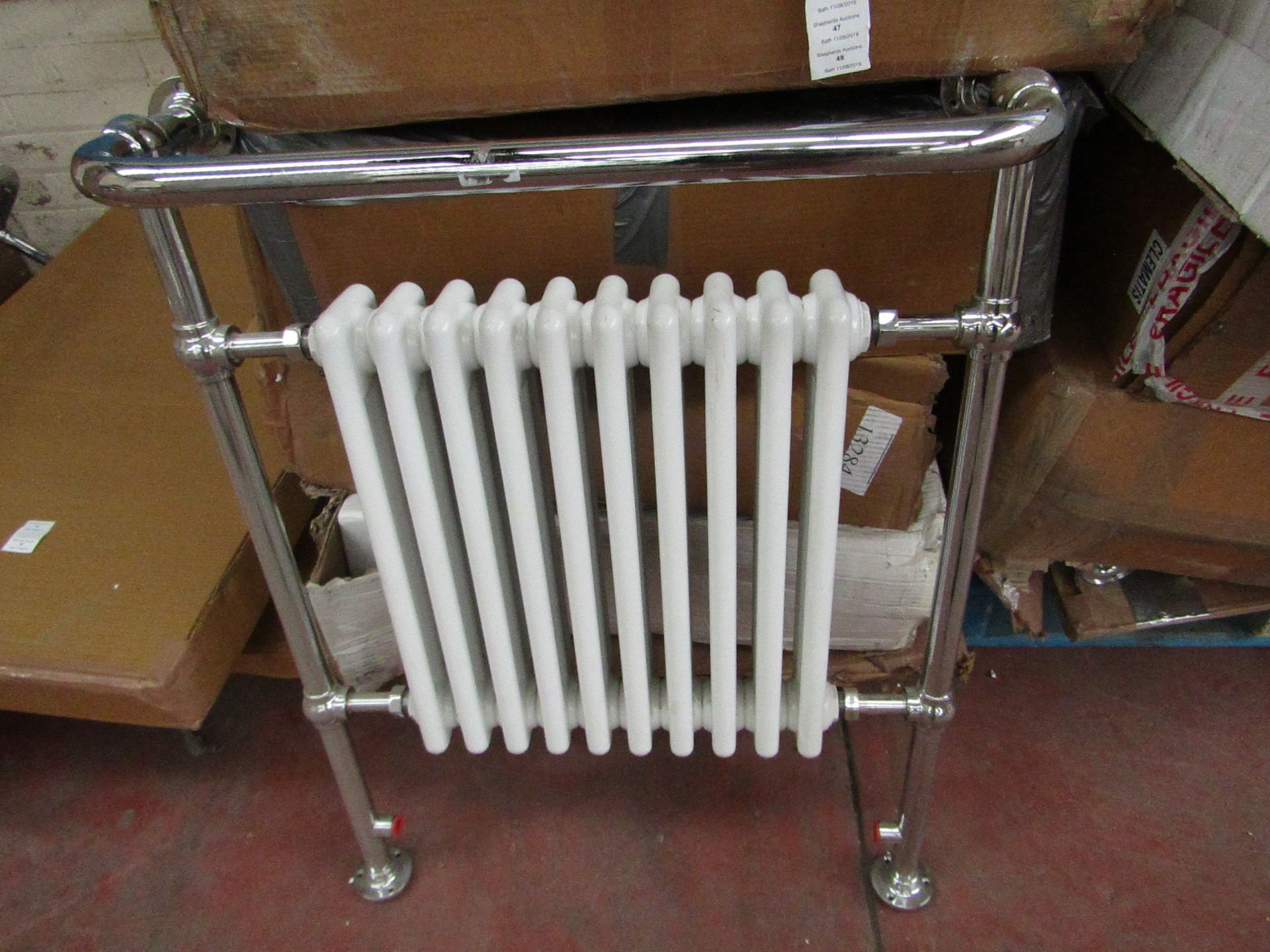Old London 10 section wall mounted traditional radiator, 70 x 93 x 24, boxed, RRP circa œ450