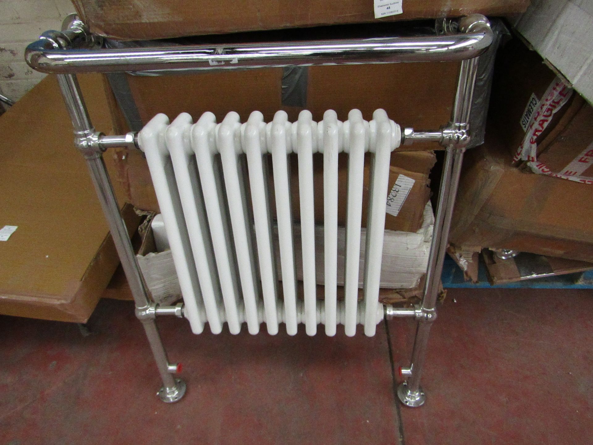 Old London 10 section wall mounted traditional radiator, 70 x 93 x 24, boxed, RRP circa œ450