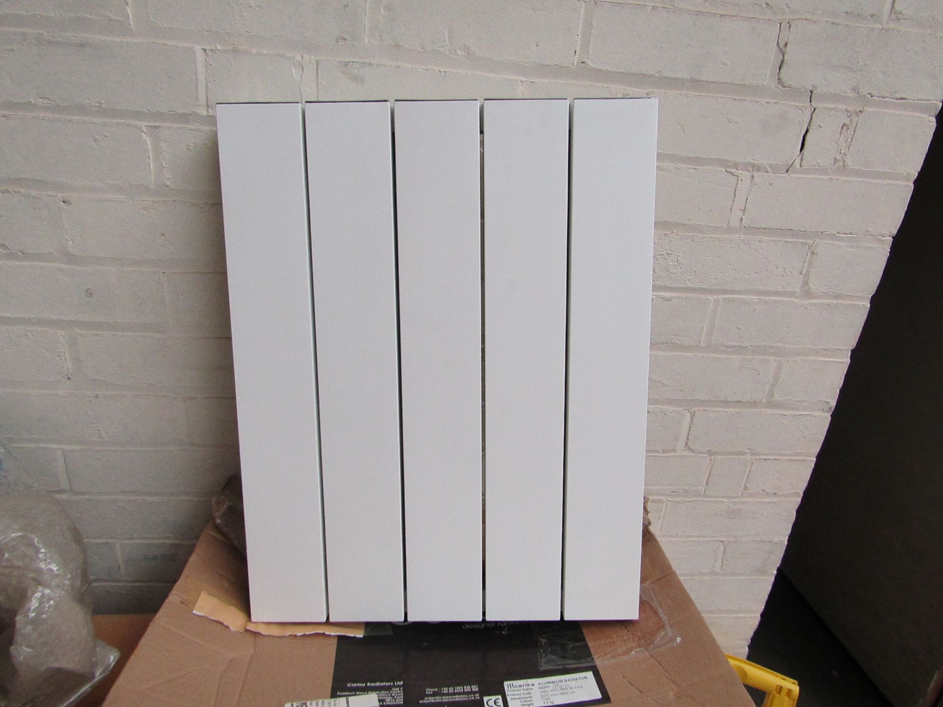 Reina, Aluminium Radiator, 470mm x 600mm - White, new and Boxed