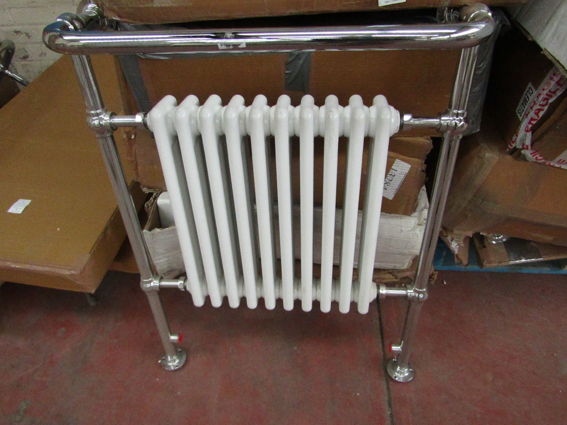 Old London 10 section wall mounted traditional radiator, 70 x 93 x 24, boxed, RRP circa œ450