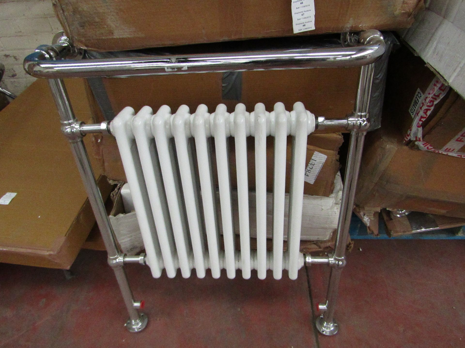 Old London 10 section wall mounted traditional radiator, 70 x 93 x 24, boxed, RRP circa œ450