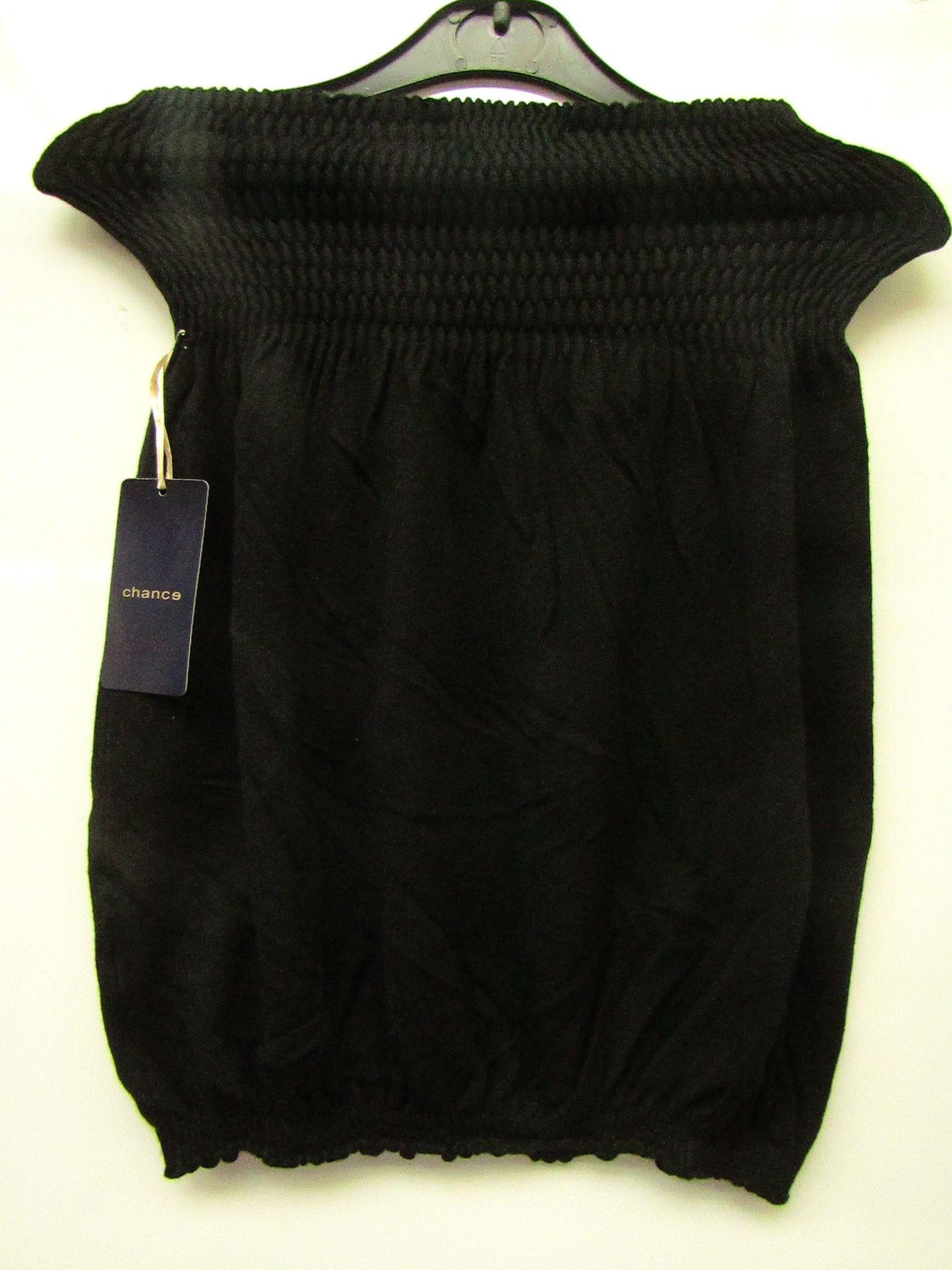 Chances Ladies Green Knitted Strapless Top size M/L new with tag (image shows black for example