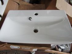 Gala Emma Square 600mm compact sink, new and boxed