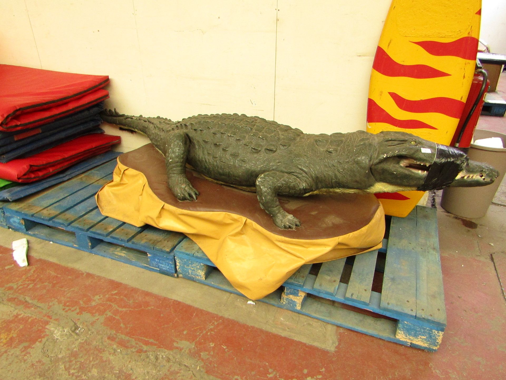 Alligator for Rodeo Machine.285cm Long.Was working when removed from venue